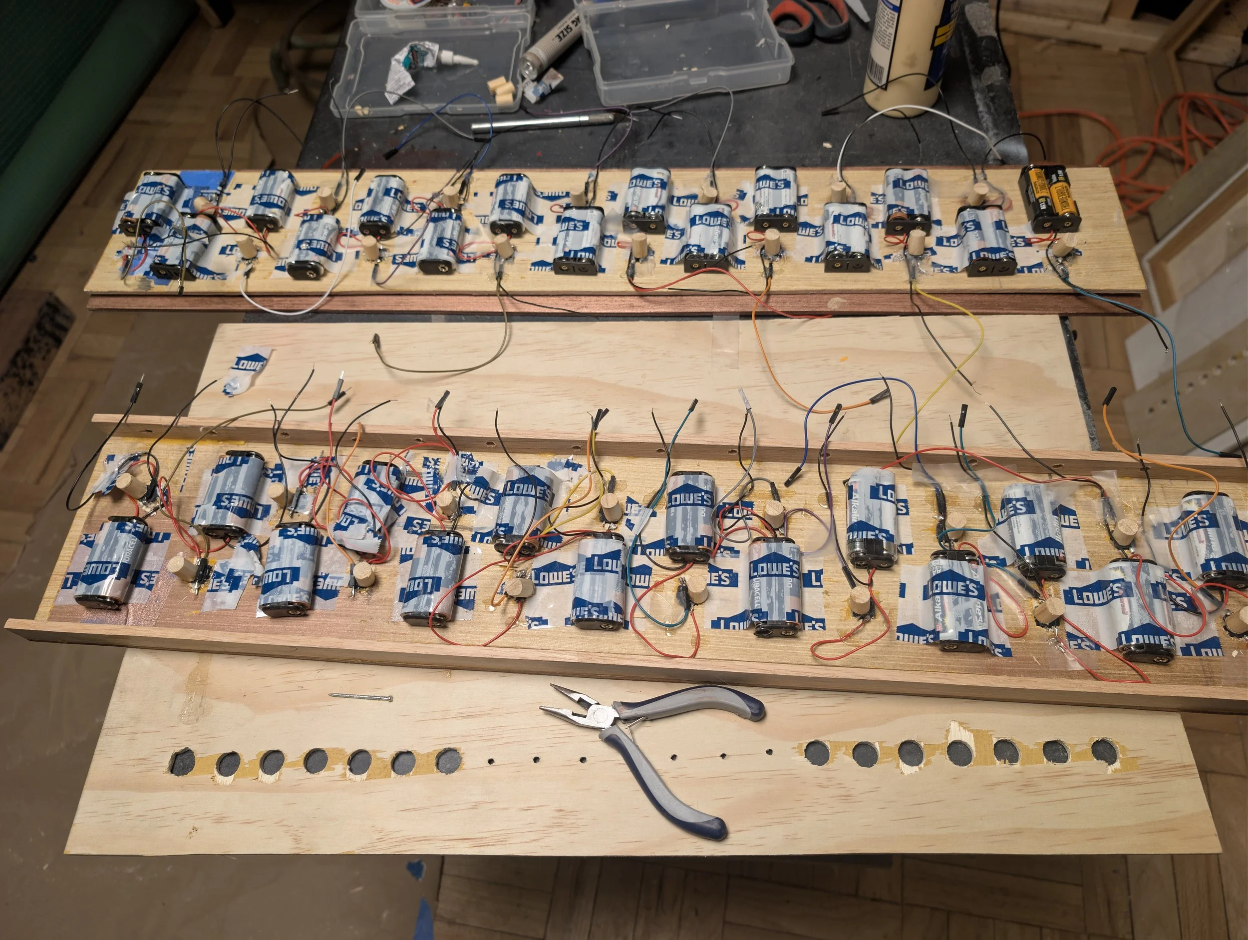 The  battery of  batteries