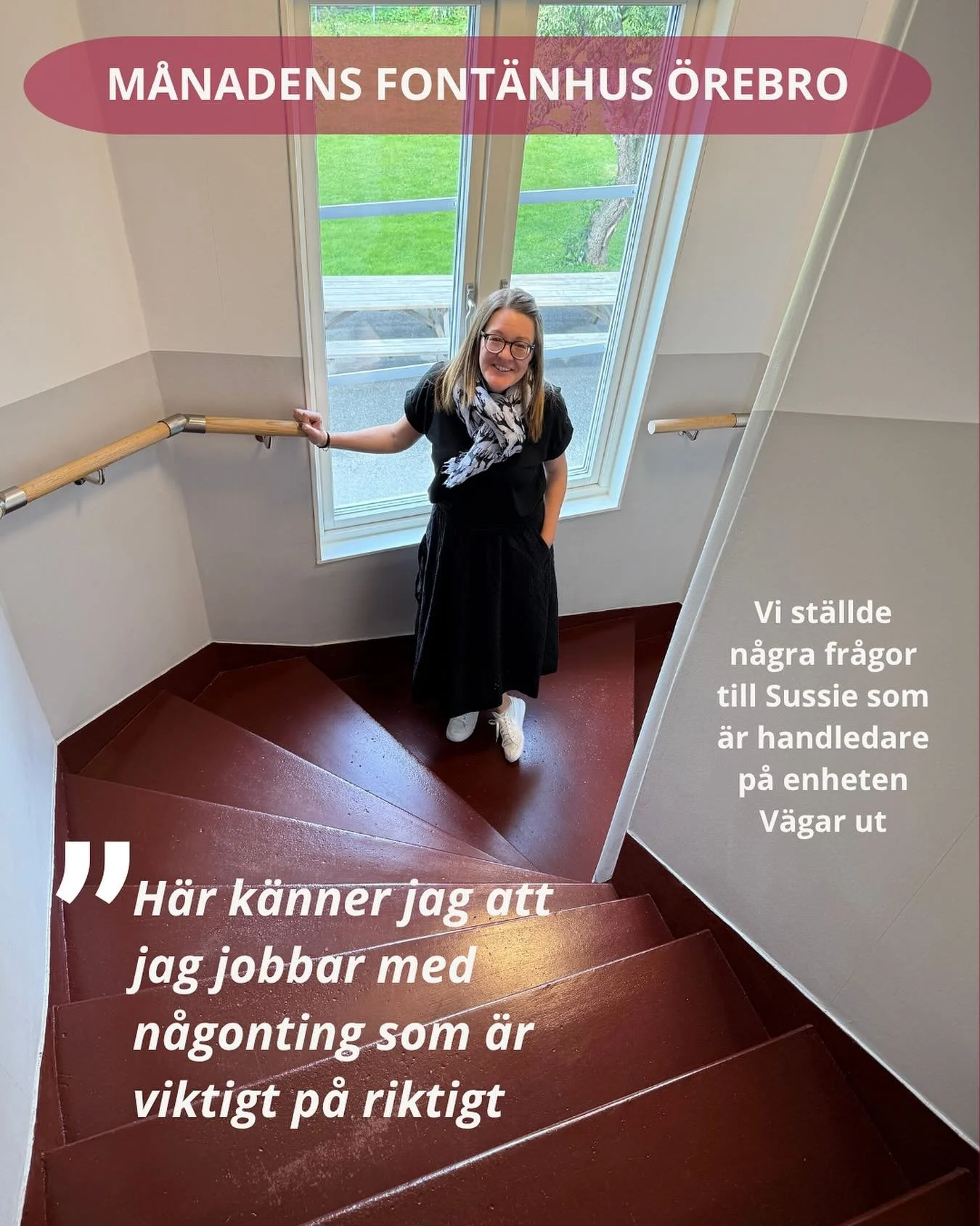 👀 Hur hamnade du p&aring; Font&auml;nhuset &Ouml;rebro? 
&ndash; Det var lite av en slump. Jag hade en kollega p&aring; arbetsf&ouml;rmedlingen som hade jobbat med chefen p&aring; Font&auml;nhuset. Via henne h&ouml;rde Font&auml;nhuset av sig. S&ari