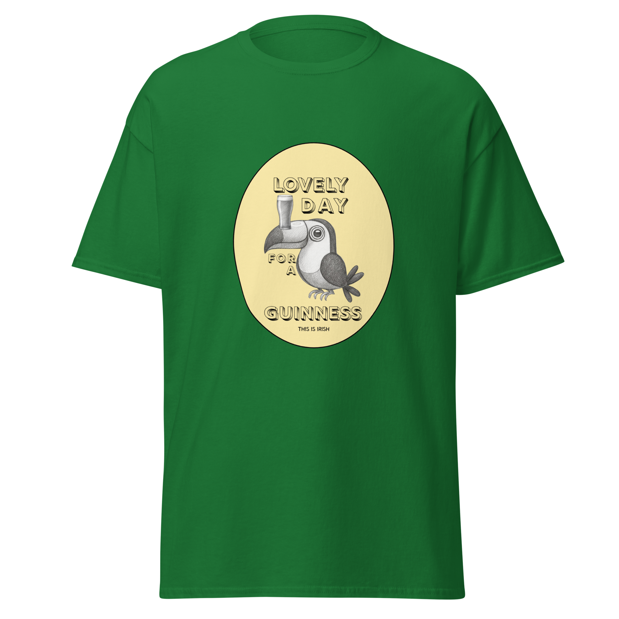 unisex-classic-tee-turf-green-front-69aaf13272c69.png