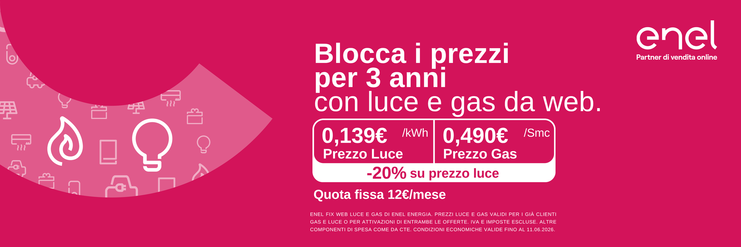 Cerca Luce e Gas - Partner Ufficiale Enel Energia