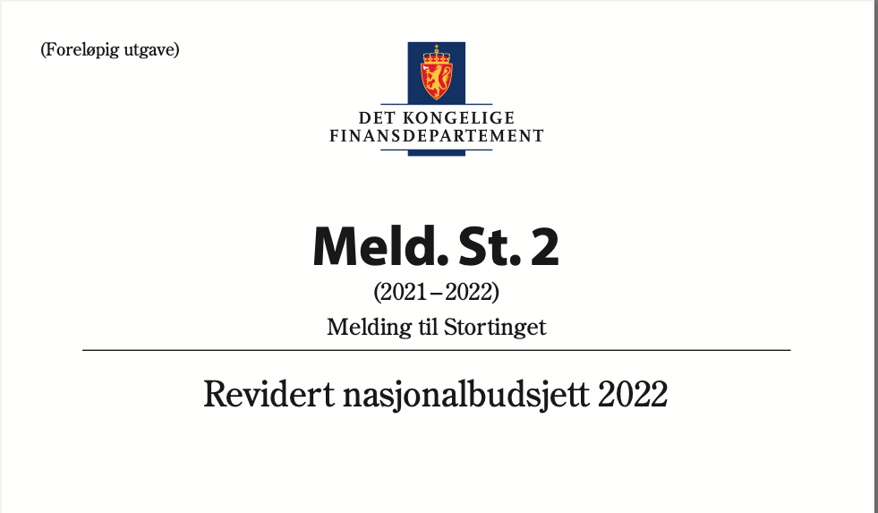 Norges Fjellstyresambands innspill til revidert nasjonalbudsjett 2022