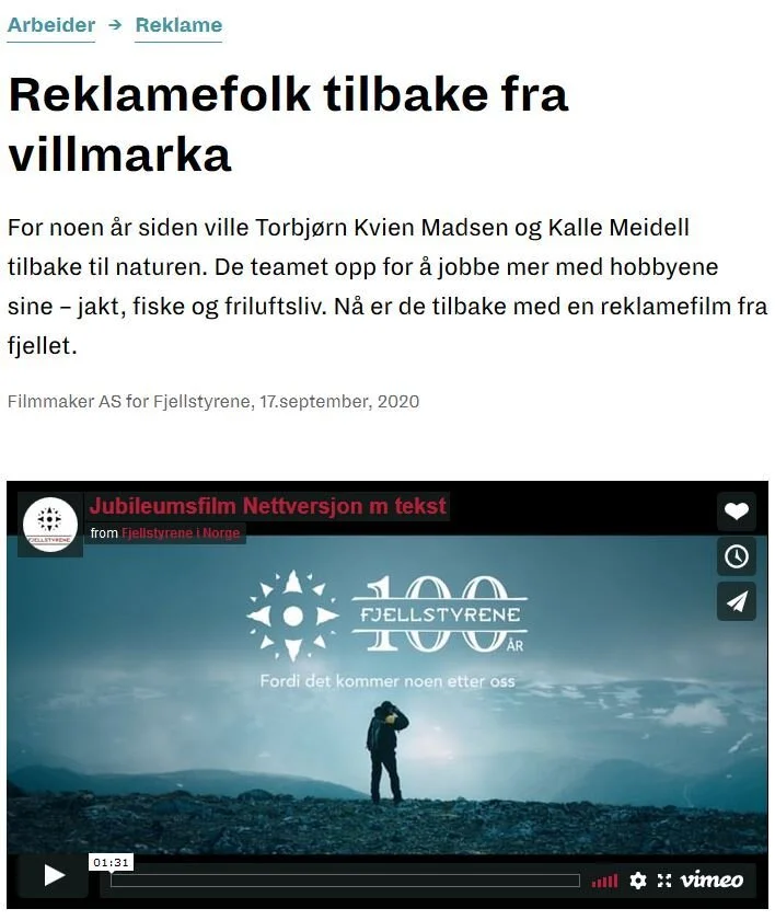 Filmomtale i Kreativt Forum