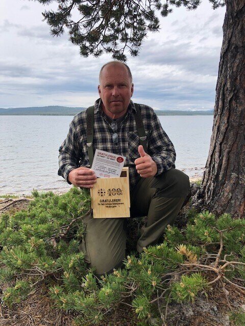 Første gaveboks funnet!