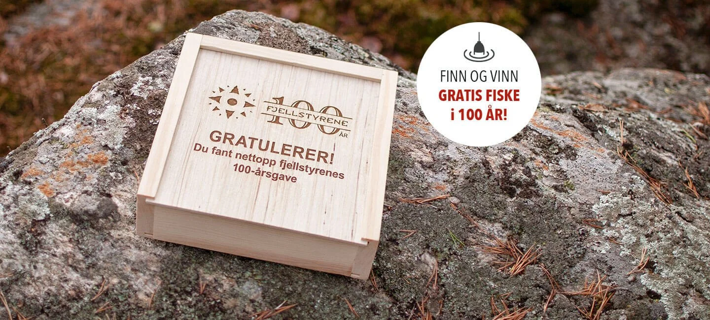 100 år-100 gaver- Finn og vinn i fjellet i sommer!