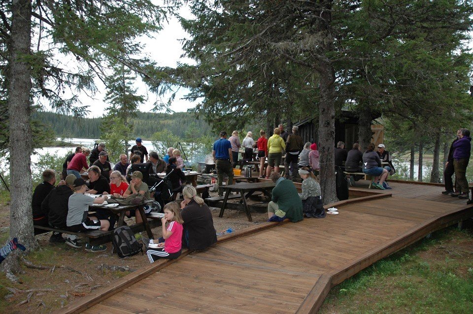 Nytt friluftsanlegg ved Sandvatnet