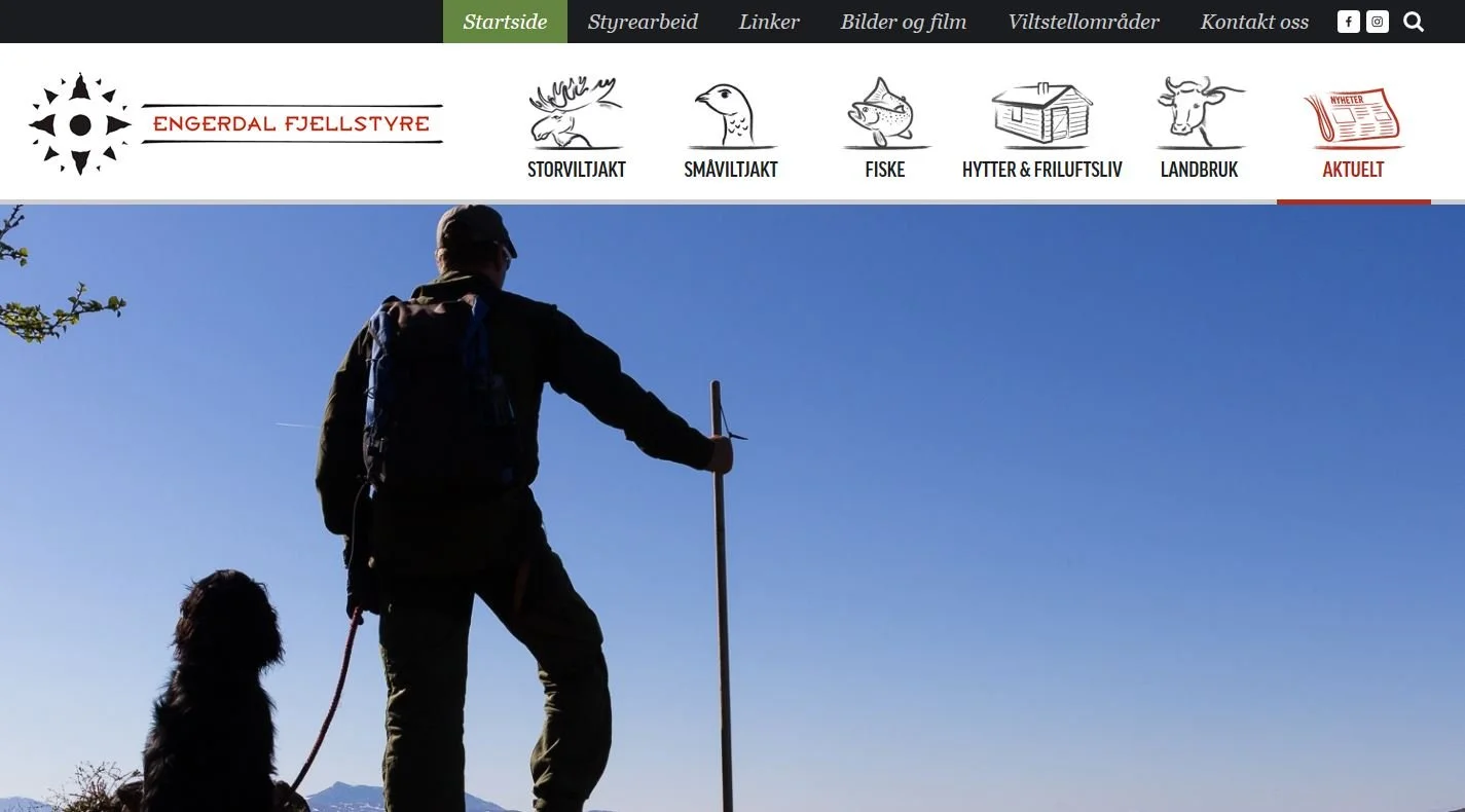 Engerdal fjellstyre med nye nettsider