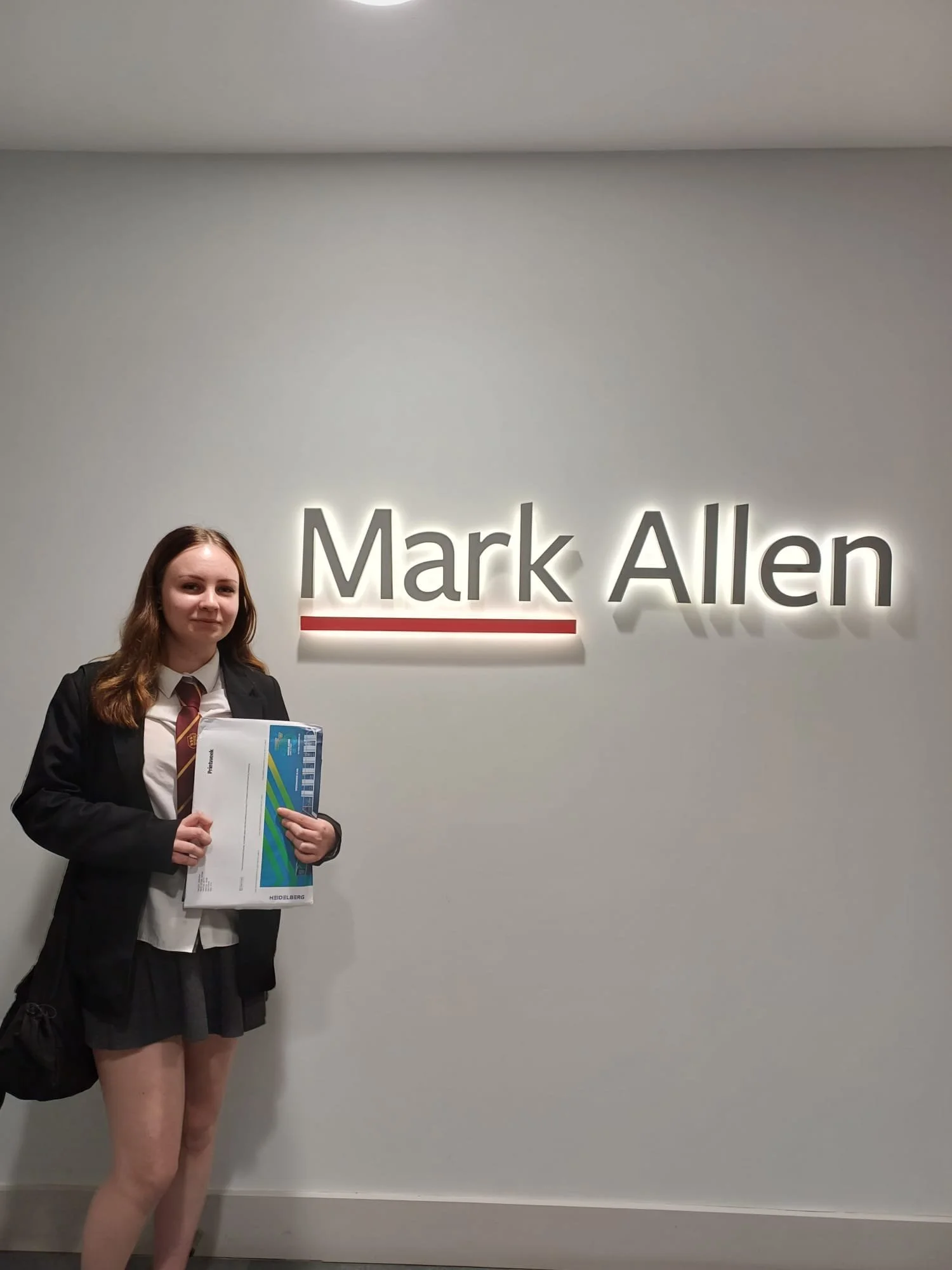 Rebecca (Year 11) completes her second work experience placement at Print Week in London