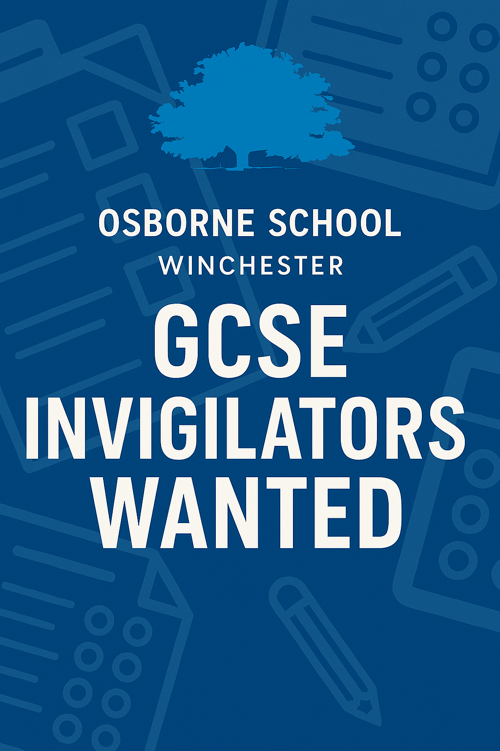 GCSE Invigilators Wanted