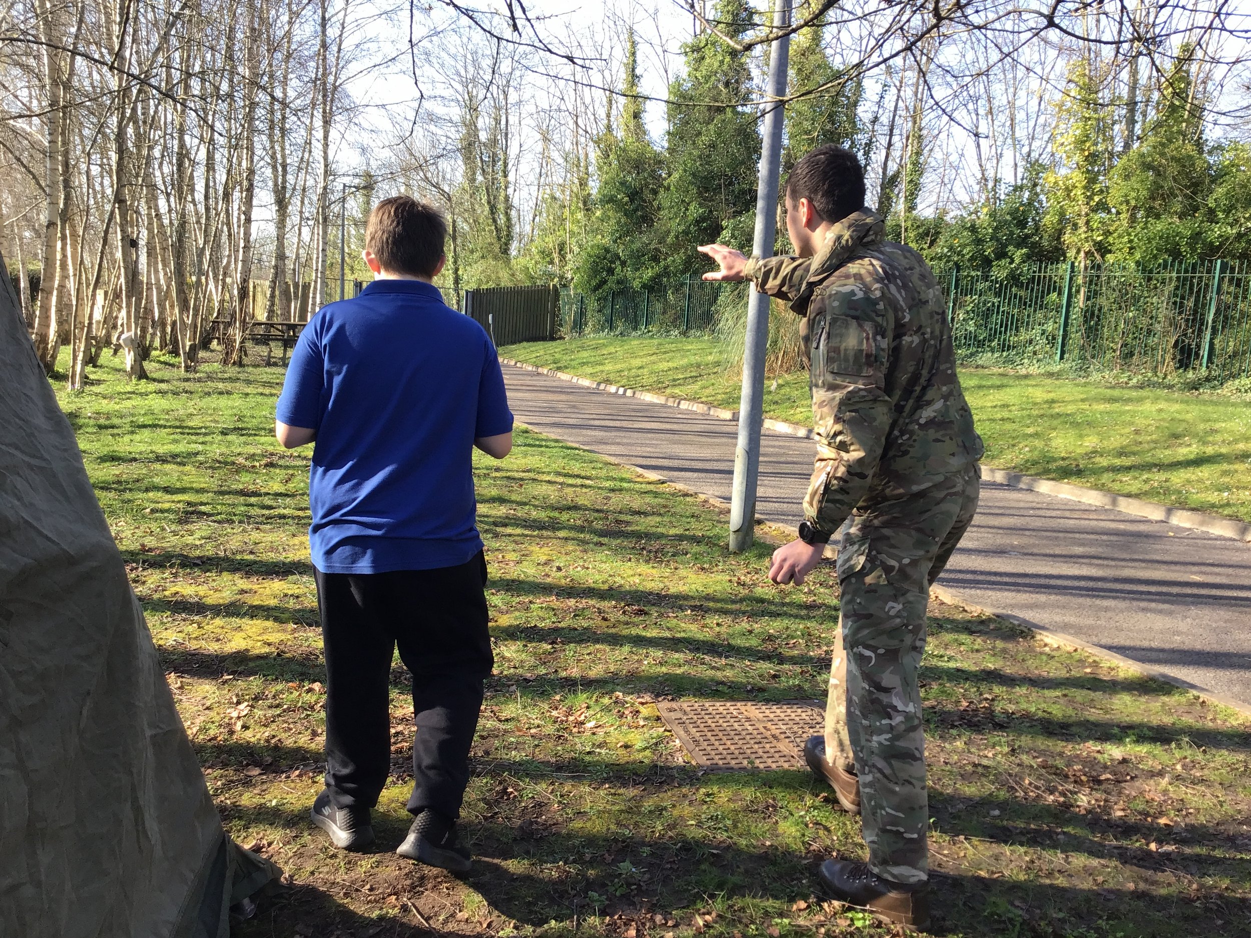 Army School of Education Visit “Problem Solving and Team Building Day”