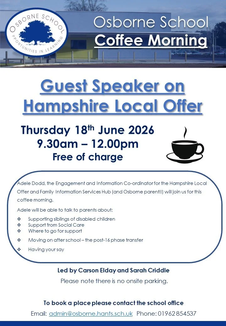 Guest Speaker Coffee Morning - 18th June 2026