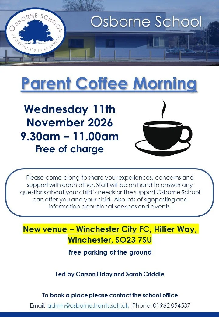 Parent &amp; Carer Coffee morning - New Venue - Winchester City FC