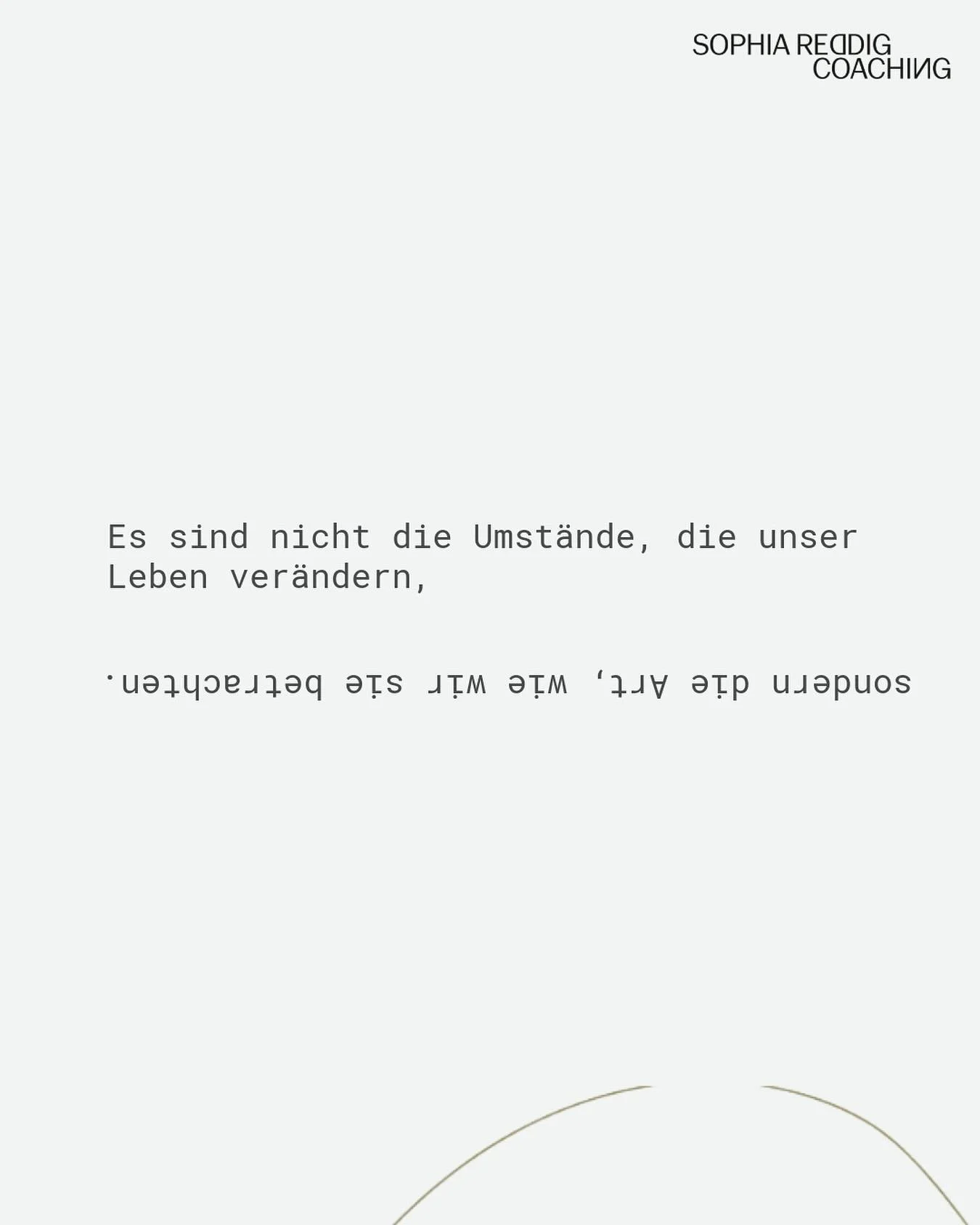 Wir alle tragen eine Brille - unsichtbar, aber sp&uuml;rbar.

Unsere Brille besteht aus Erfahrungen, Erwartungen, Rollen, Zweifeln und vielem mehr.
Wir sehen die Welt nicht &bdquo;so wie sie ist&ldquo;, sondern so, wie wir sind.

Oftmals denken wir, 