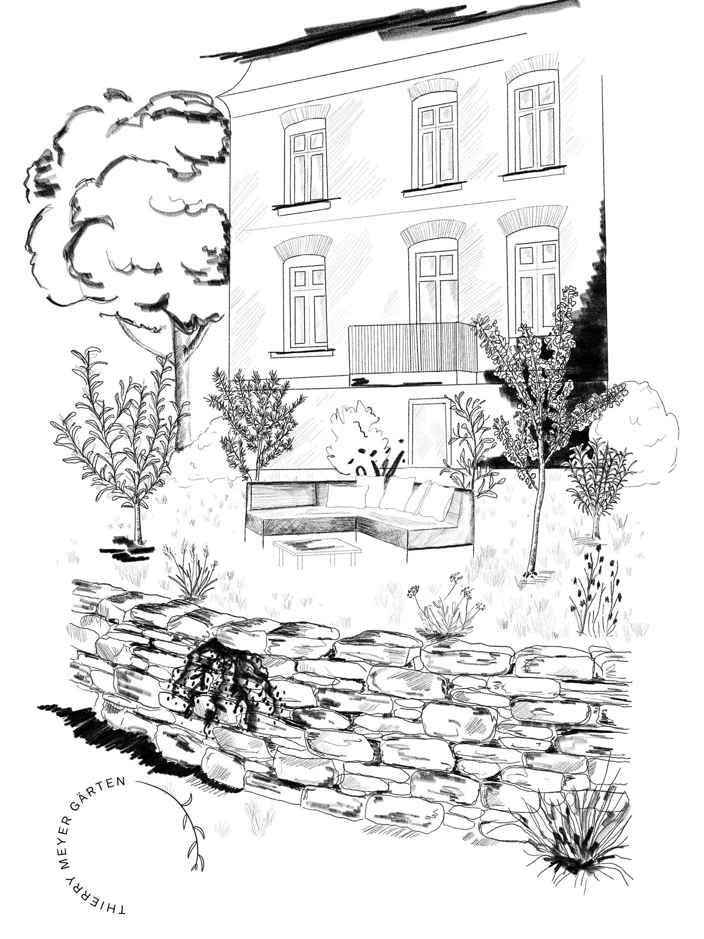 Durchdachte Gartengestaltung schafft R&auml;ume, die wirken: Strukturen aus Naturstein, standortgerechte Pflanzen, stimmige Kompositionen und eine klare Formsprache verbinden Architektur und Aussenraum zu einem harmonischen Ganzen.

Wir begleiten Sie