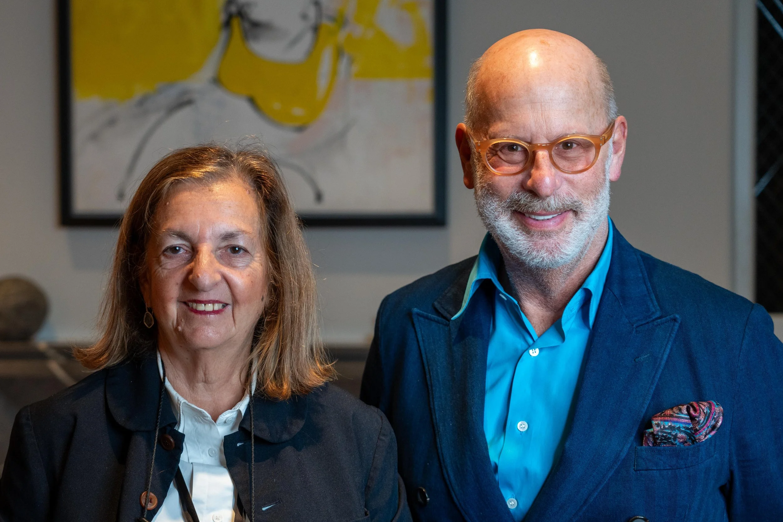 Ian Rosenblatt OBE, host of Winning podcast by Rosenblatt Law, with Moira Benigson