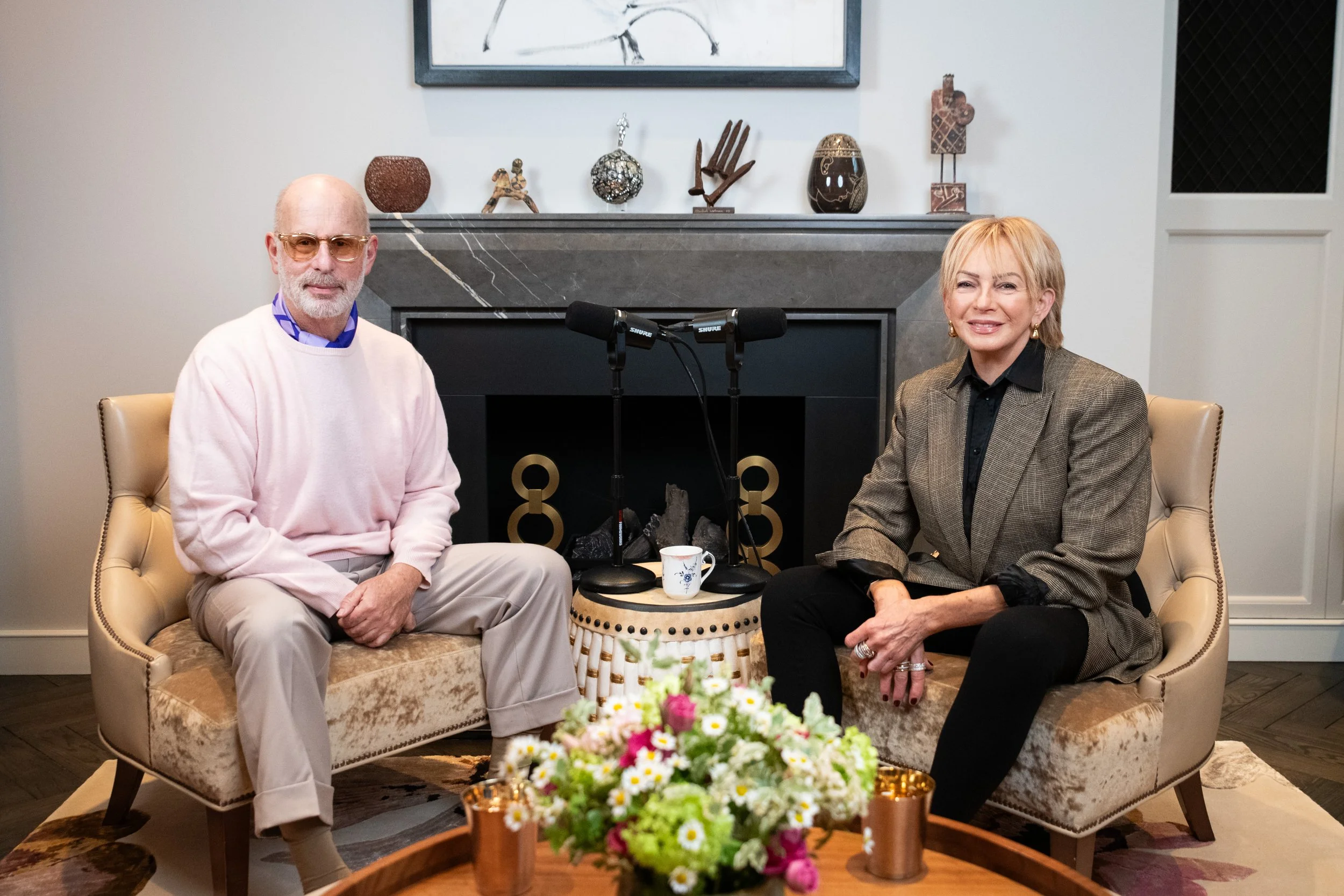 Ian Rosenblatt OBE, host of Winning podcast by Rosenblatt Law, with Judy Craymer CBE