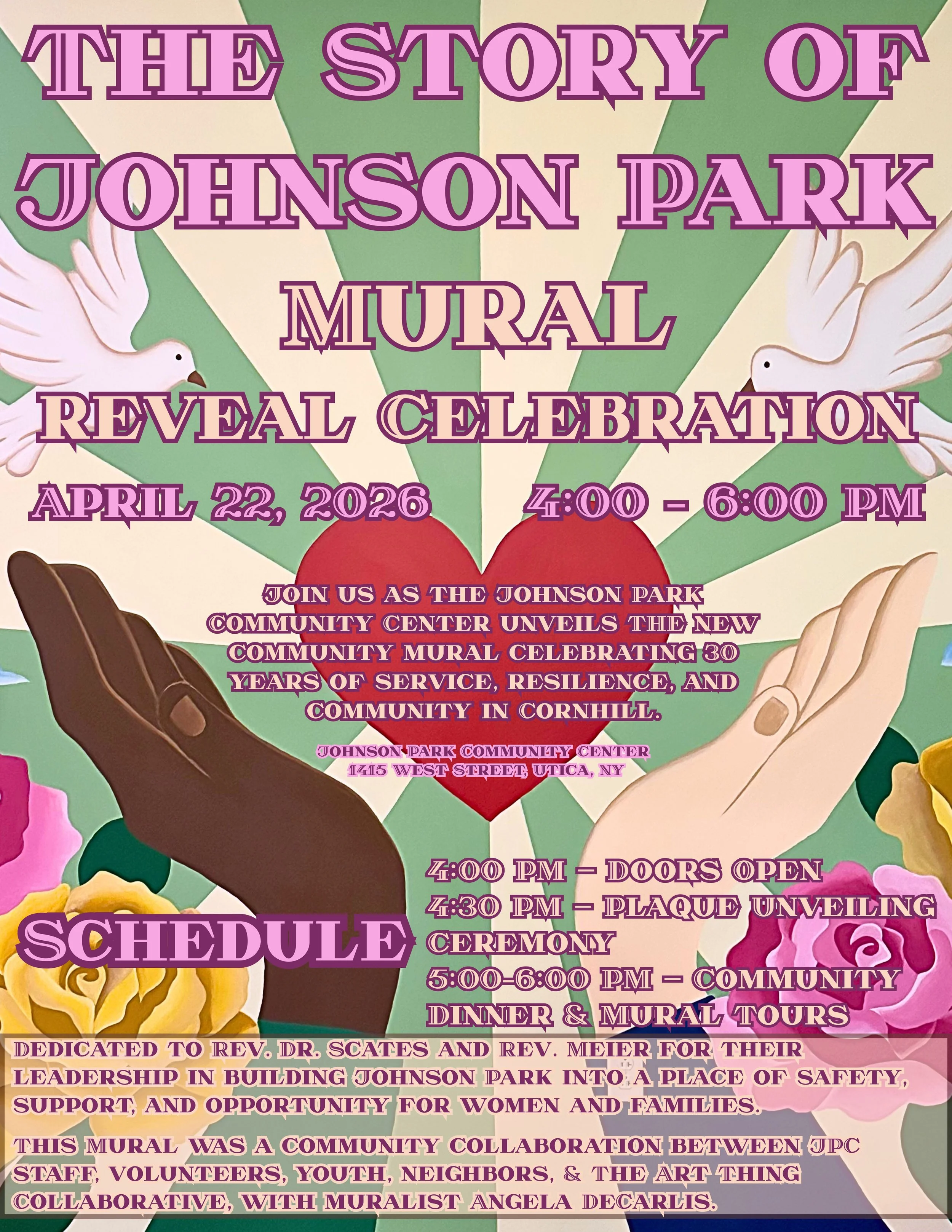 The Story of Johnson Park Mural Reveal Celebration