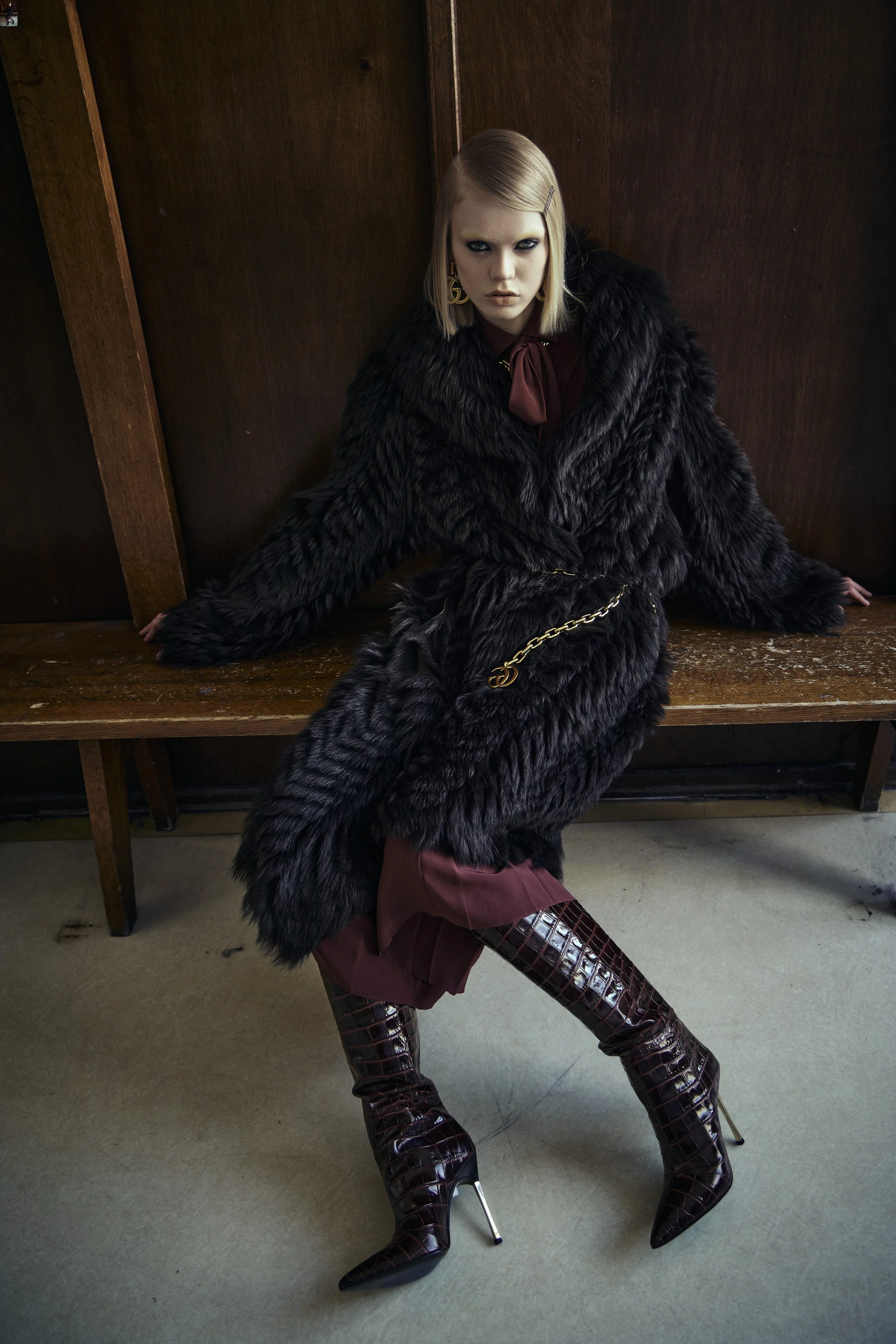 DNA Magazine — Photo: Josh Wilks — Baci Management team: Hairstylist Damien Lacoussade