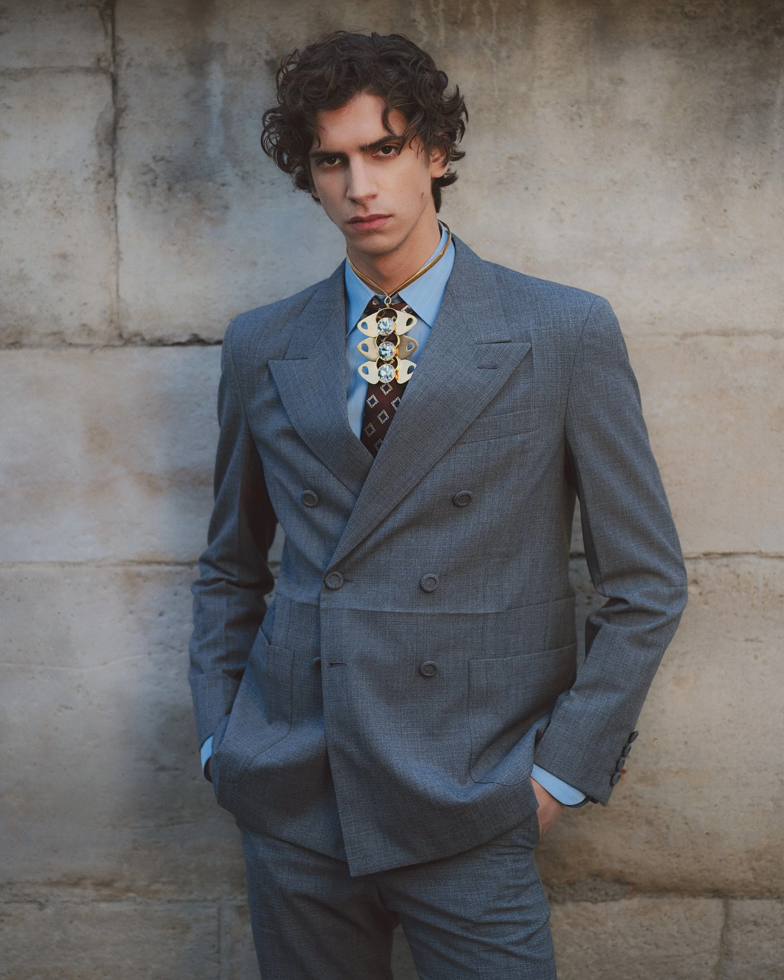 GQ Türkiye — Photo: Ben Bortis — Baci Management team: Hairstylist Flavien Hymmonet