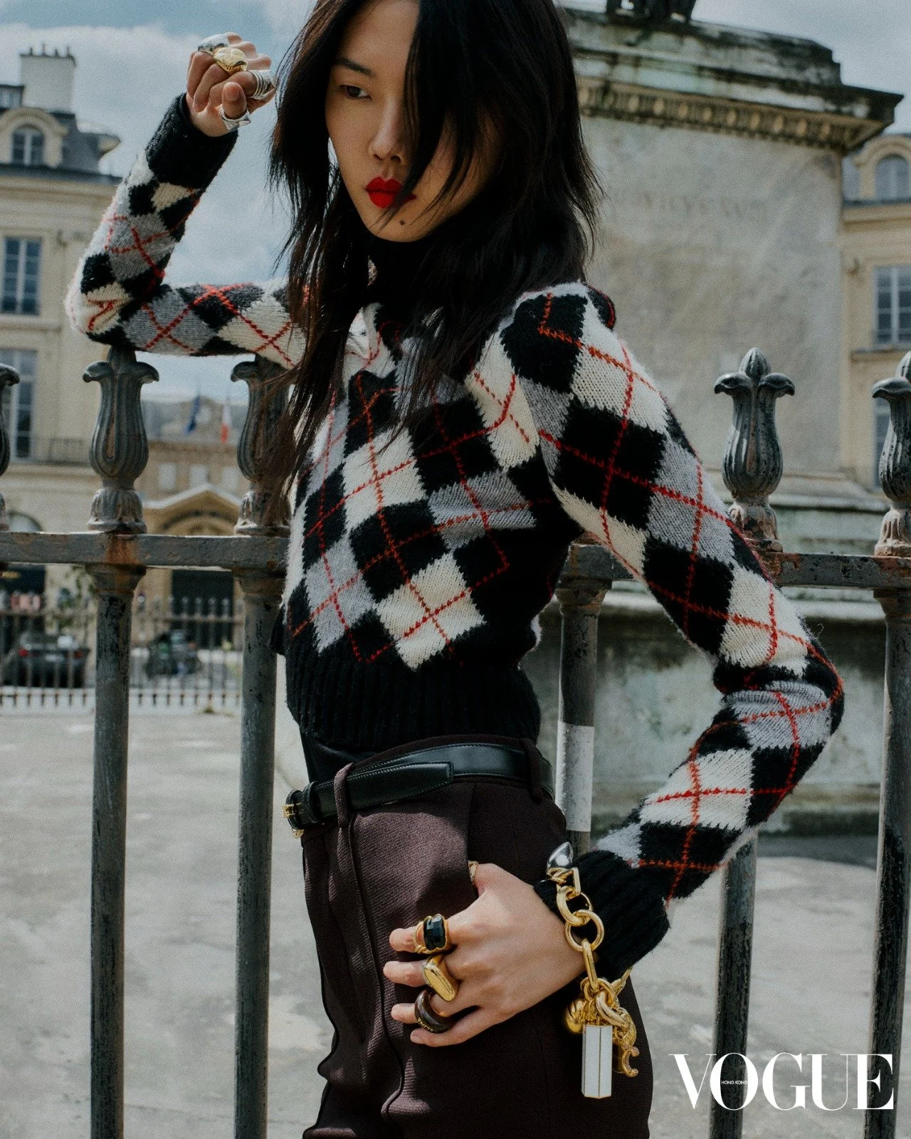 Vogue Hong Kong — Photo: Matthieu Delbreuve —  Baci Management team: Makeup artist Isis Moënne-Loccoz, Manicurist Yoana TG