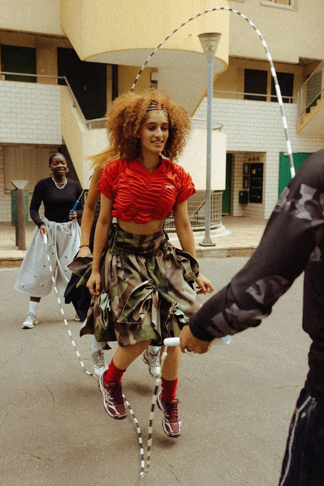 Asics x Footlocker — Photo: Daan Zahradnik — Baci Management team: Makeup artist Kenya Vallet, Stylist: Hichem Souarit