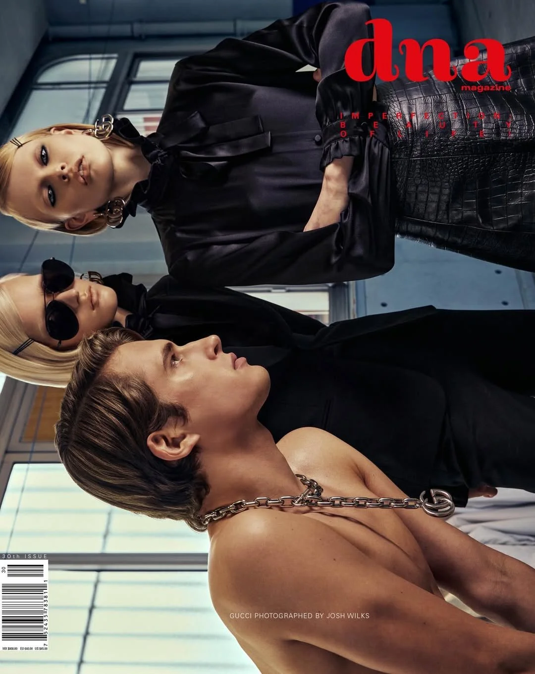 DNA Magazine — Photo: Josh Wilks — Baci Management team: Hairstylist Damien Lacoussade
