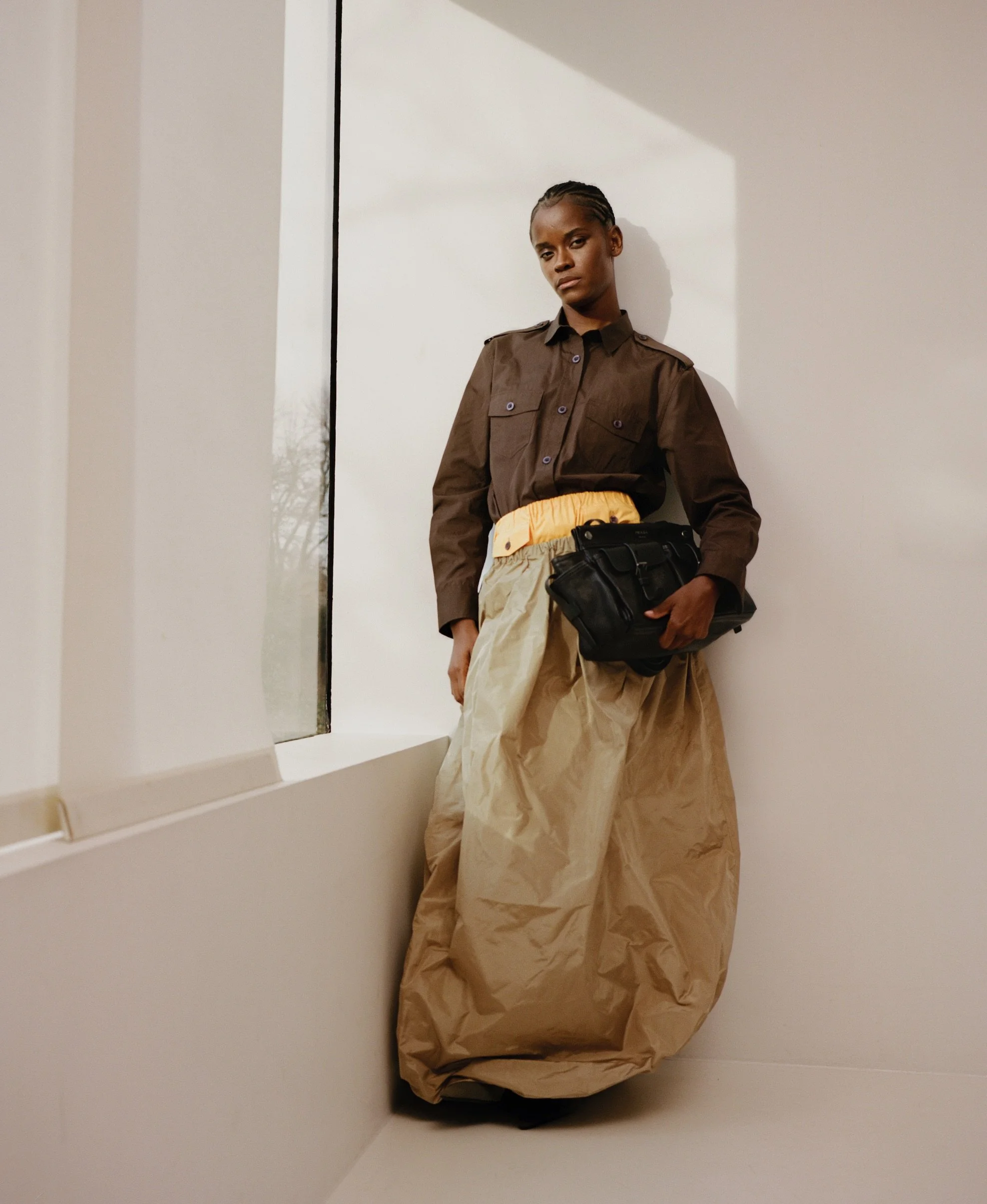 Odda Magazine x Letitia Wright — Photo: Eimear Lynch — Baci Management team: Manicurist Hannah Balogun