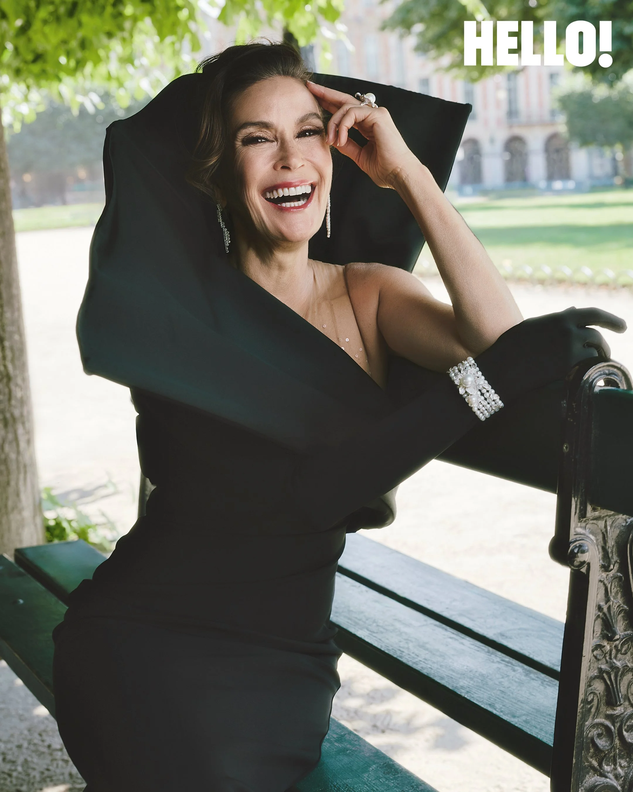 Hello Magazine x Teri Hatcher— Photo: Valentin Le Cron — Baci Management team: Manicurist Lilly Lizé