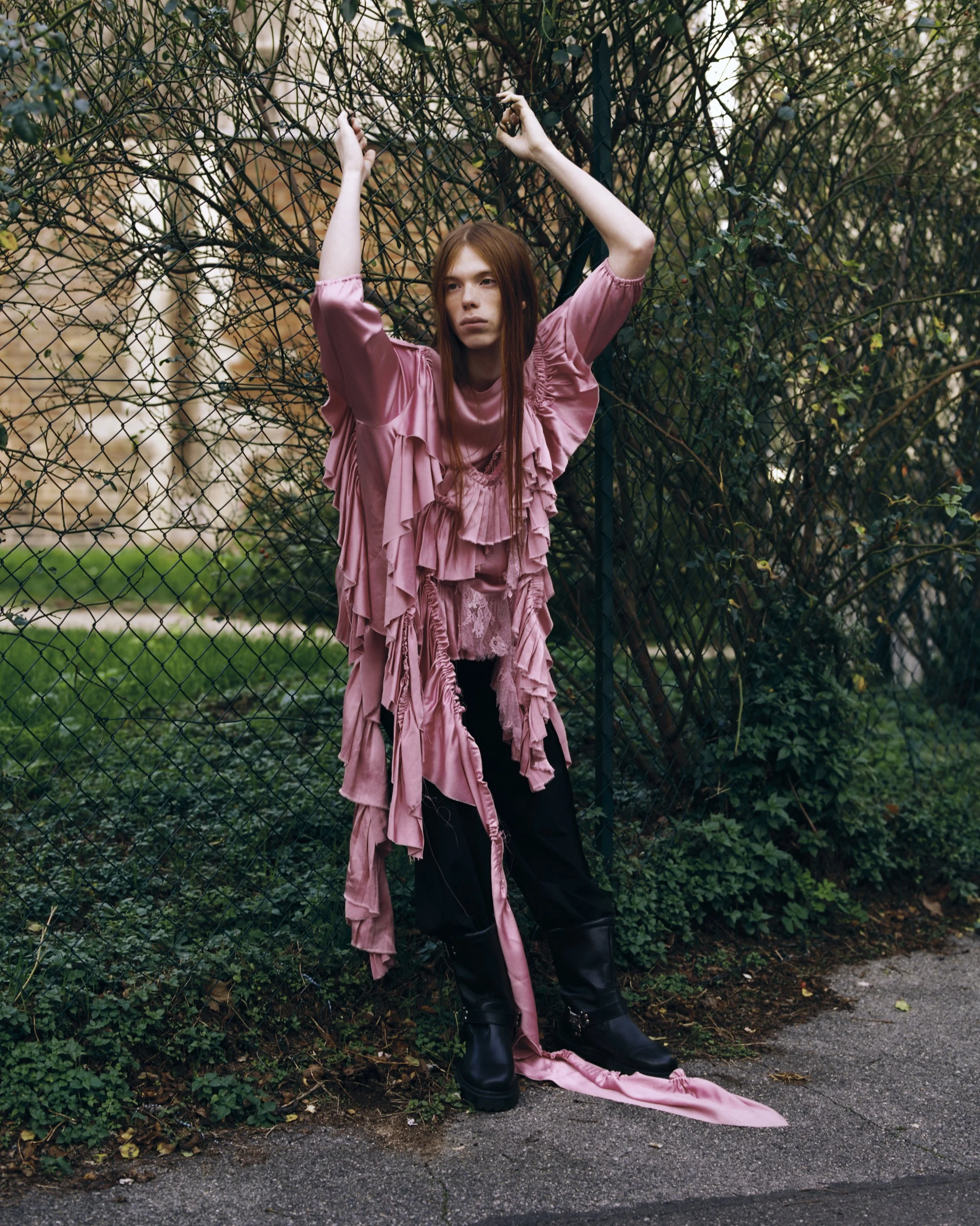 Apollo Magazine — Photo: Anatole Rassu — Baci Management team: Hairstylist Hiromi Nishinaka