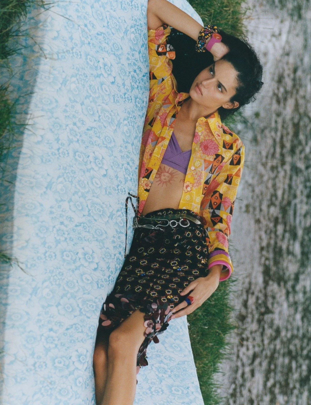 Noisé Magazine — Photo: Jean Marie Binet — Baci Management team: Makeup artist Ludivine François