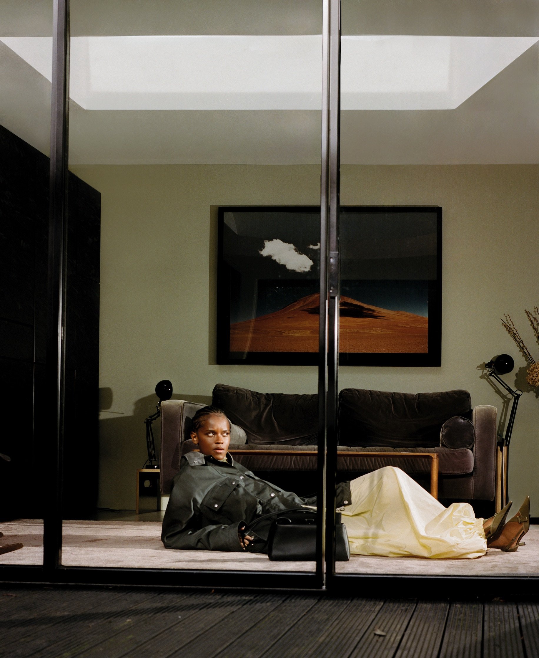 Odda Magazine x Letitia Wright — Photo: Eimear Lynch — Baci Management team: Manicurist Hannah Balogun