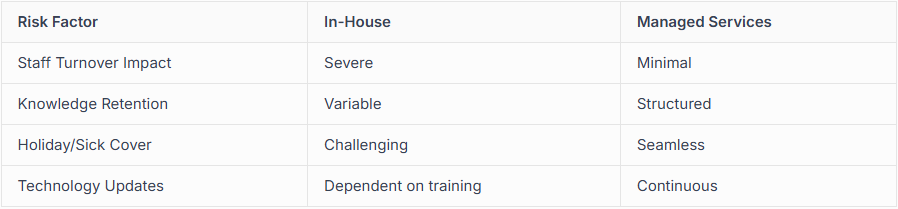 Risk of hiring Saleforce In-House Teams
