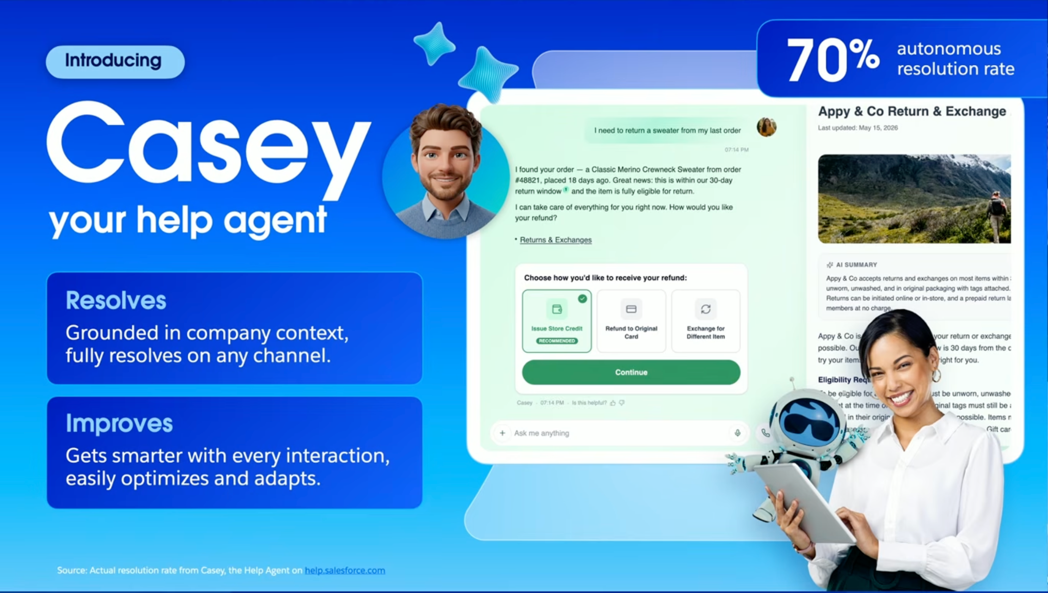 Casey AI Support Agent