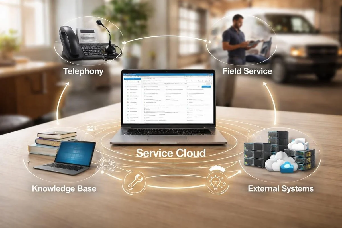 Service Cloud Infrastructure Achitecture