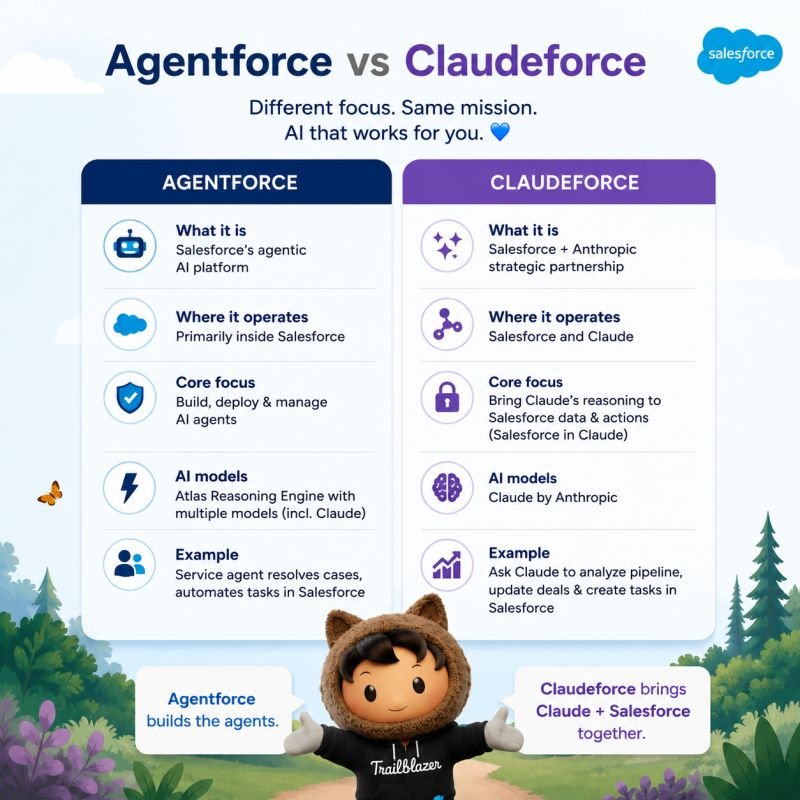 Agentforce vs Claudeforce