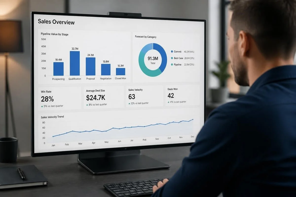 Sales Dashboard Components