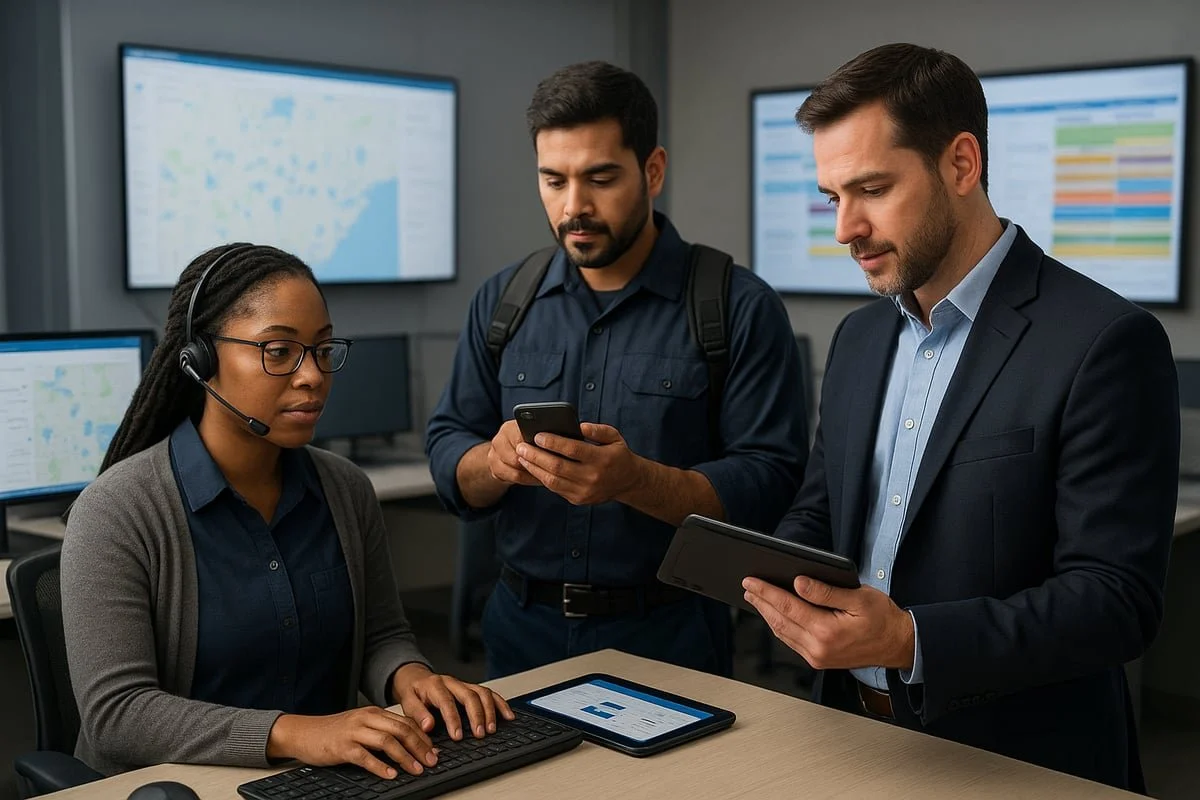 Who uses Salesforce Field Service?
