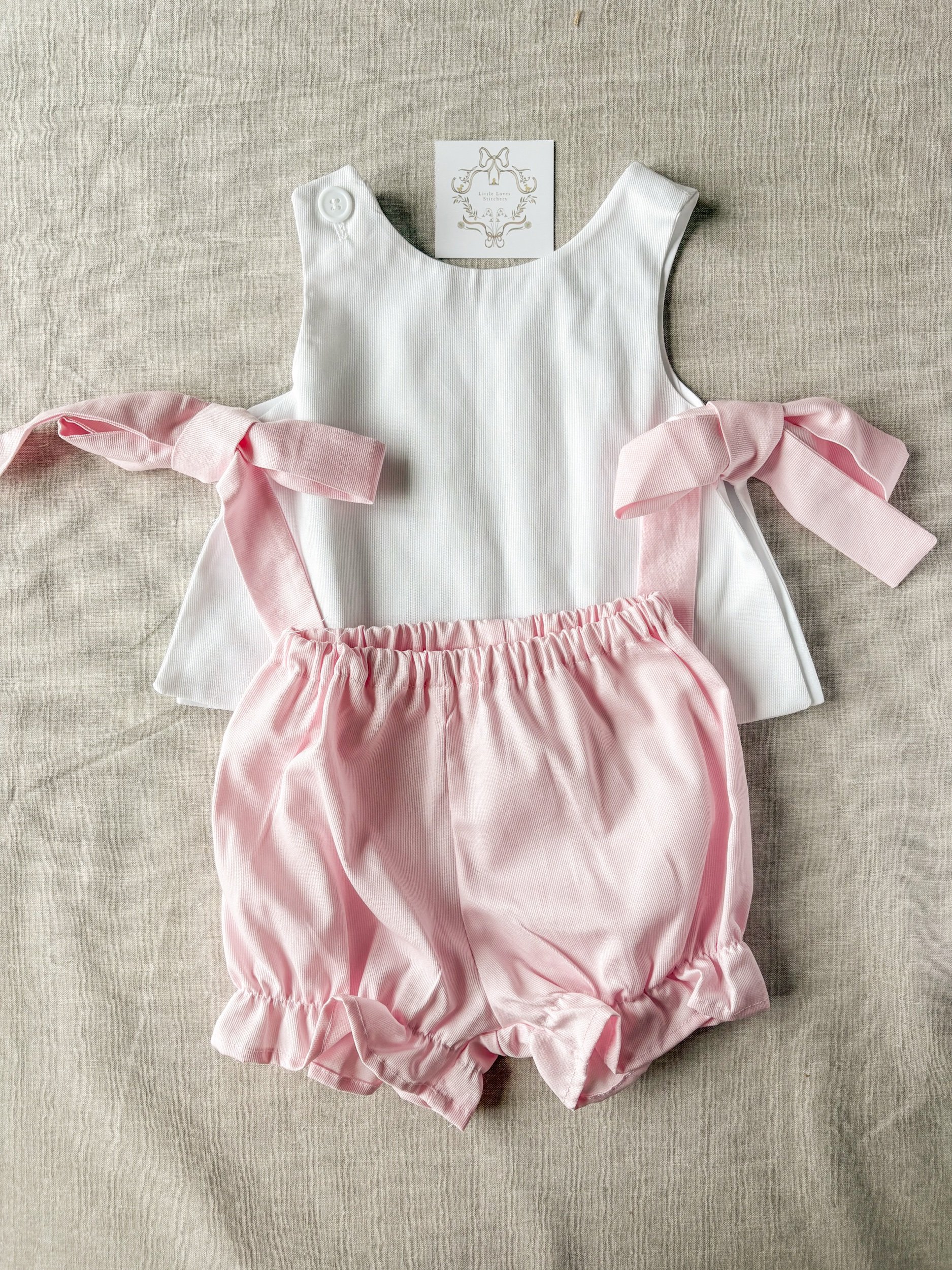 SUMMER PLAY COLLECTION Girl’s Side Tie Bloomer Set Kit