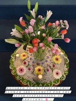 #5Rhythms, #FlowerArrangement, #CommunityArt, #NatureLovers, #mentalhealthawareness