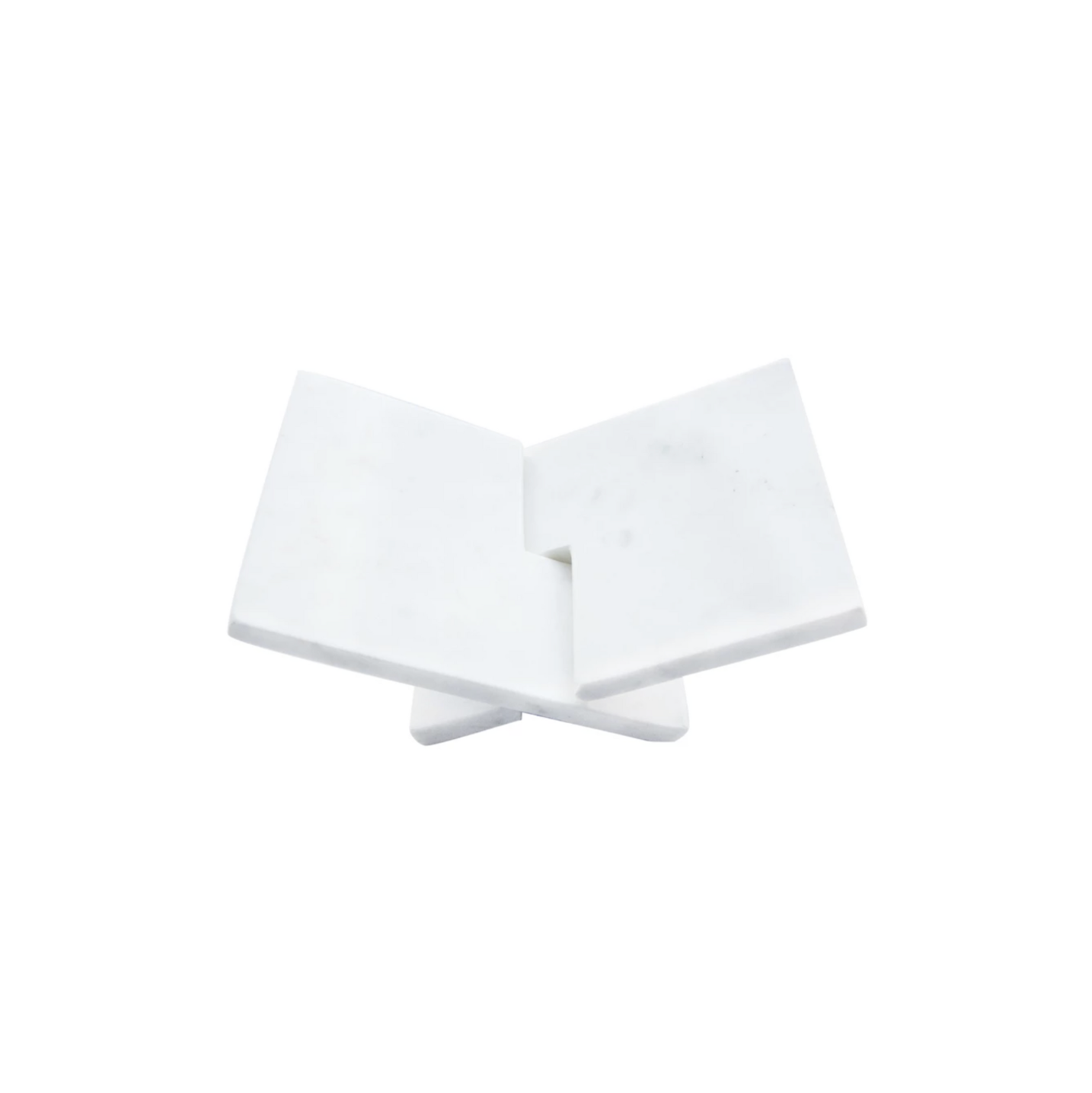 Interlocking Marble Book Holder