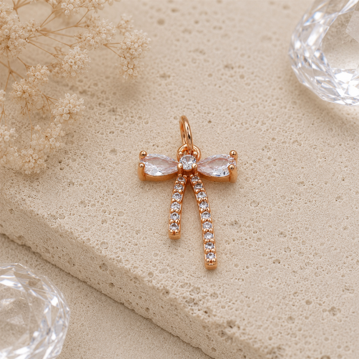 Butterfly Bow Classic Charm