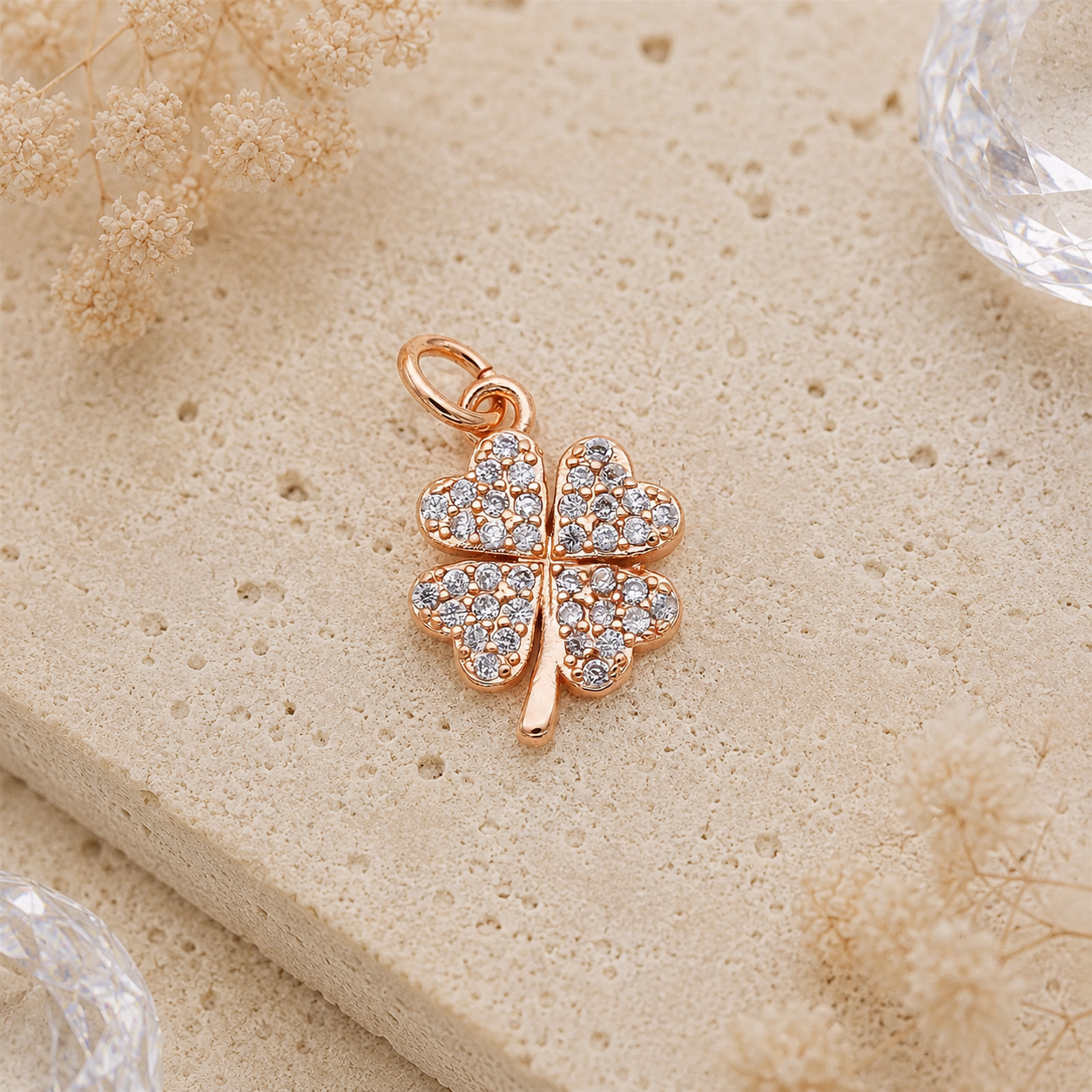 Four-Leaf Clover Classic Charm