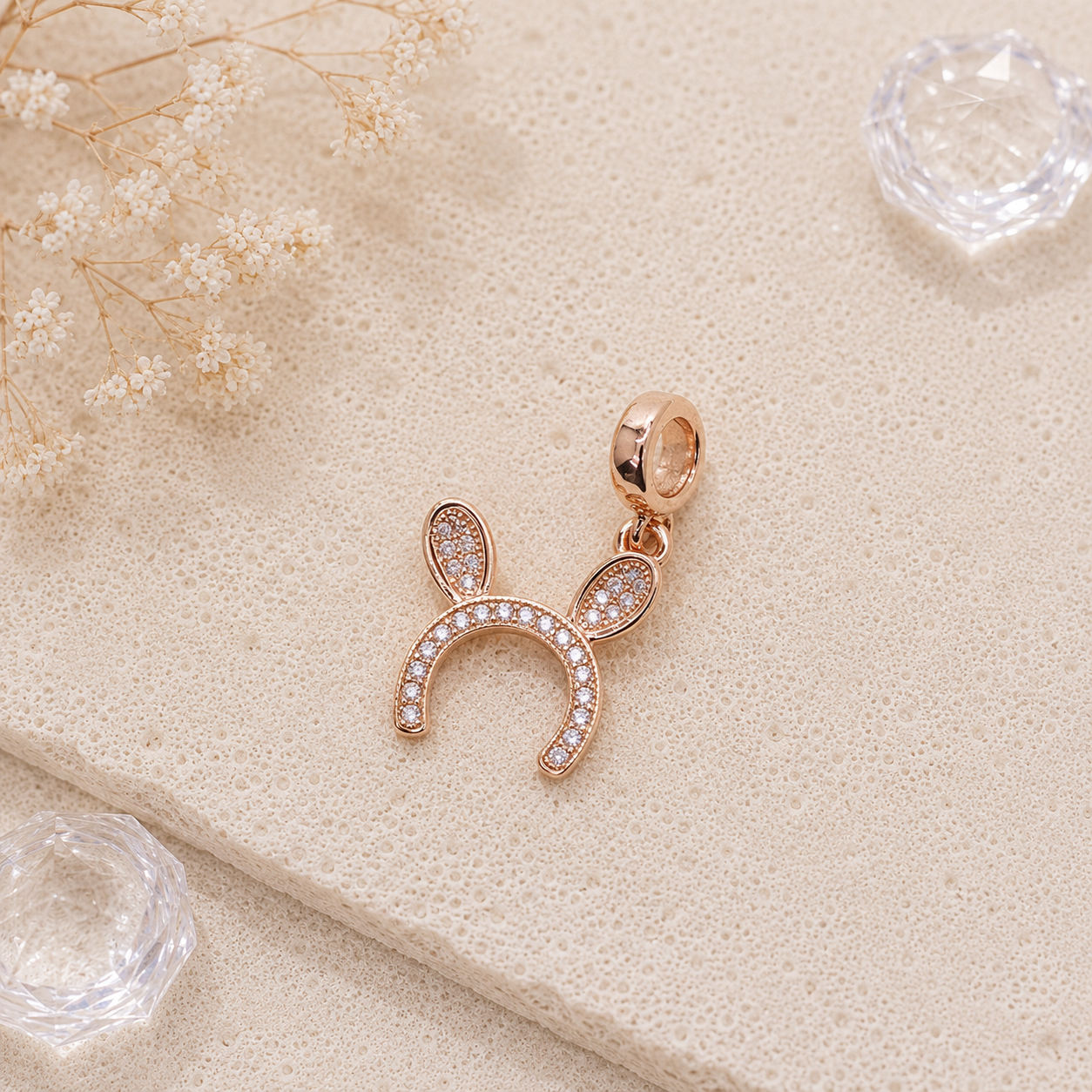 Bunny Headband Premium Charm