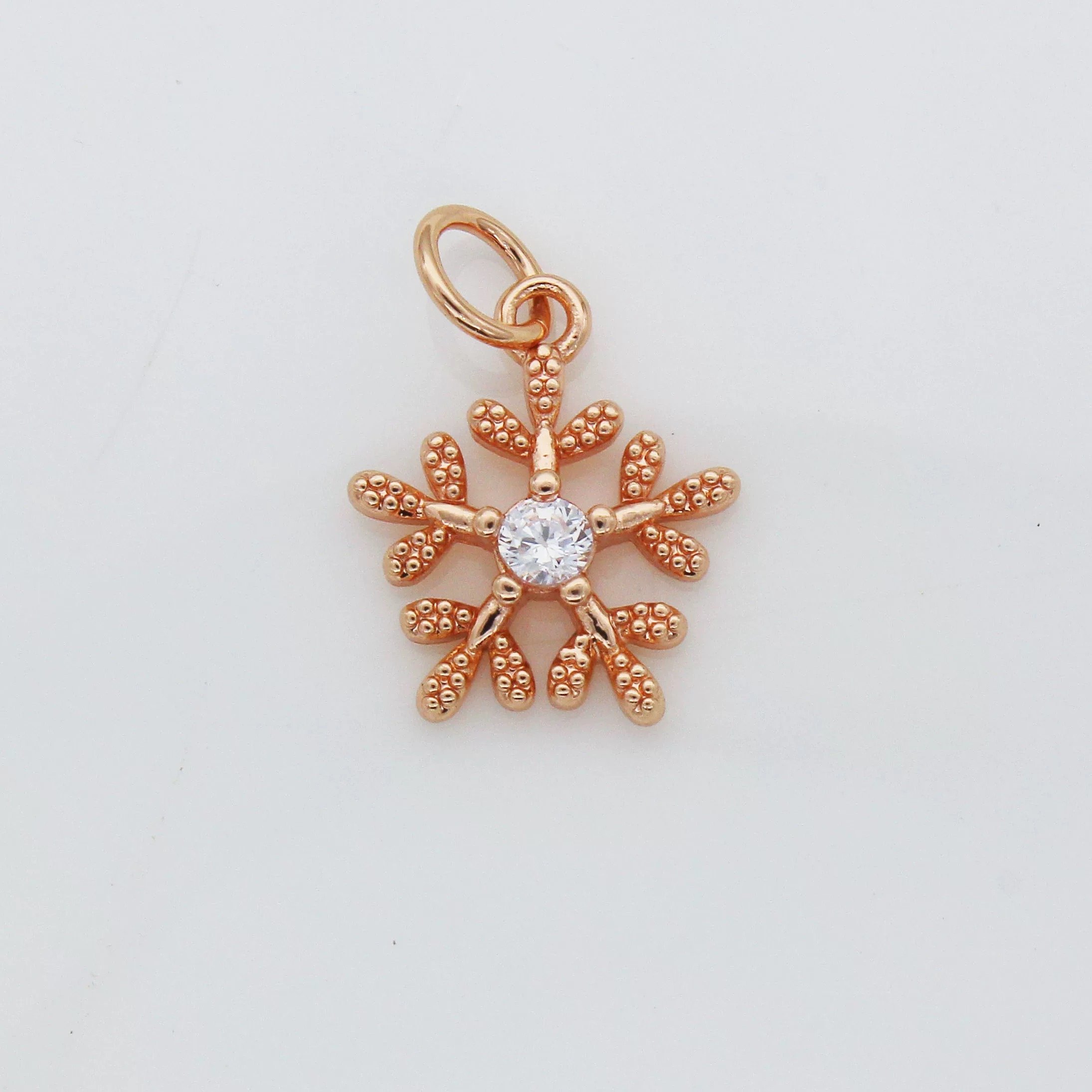Snowflake Leaf Classic Charm