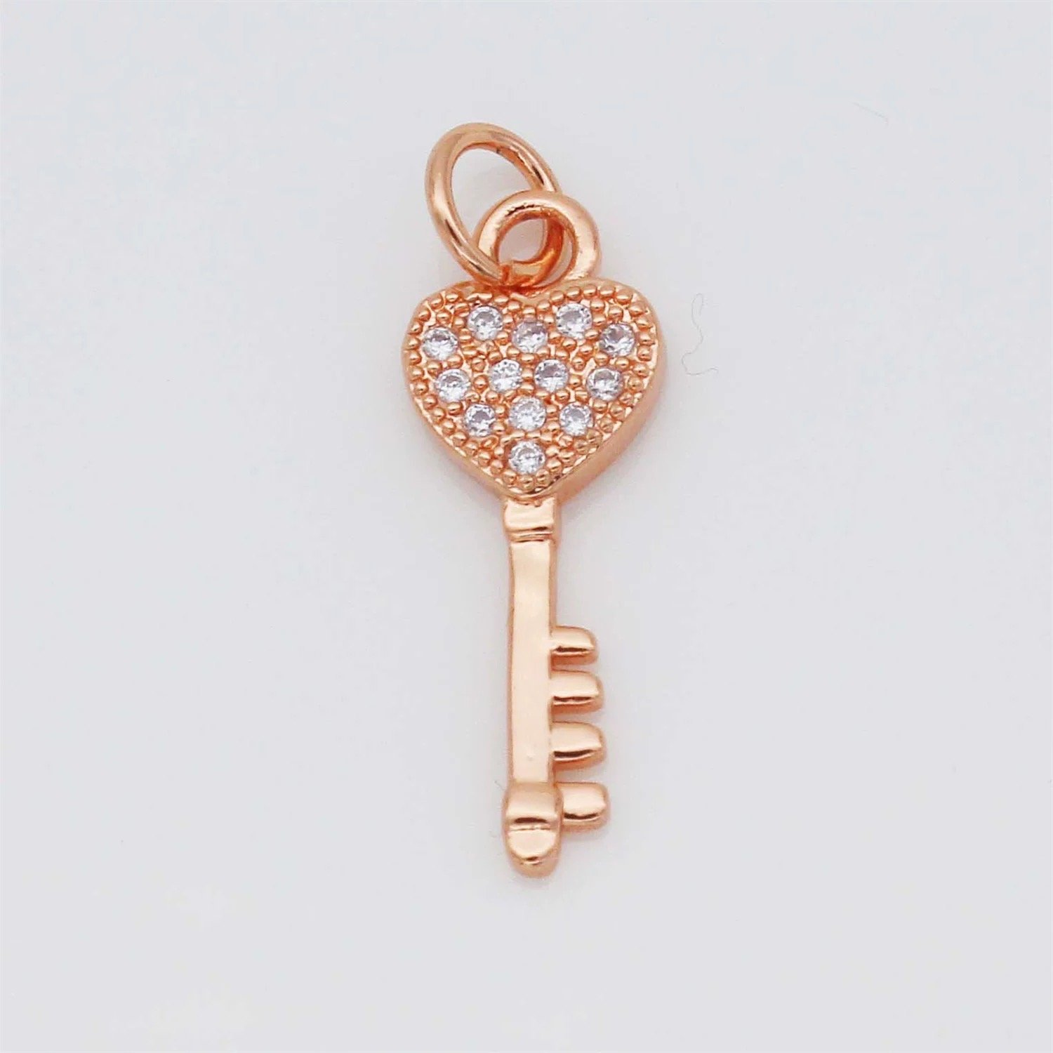 Heart Key Classic Charm