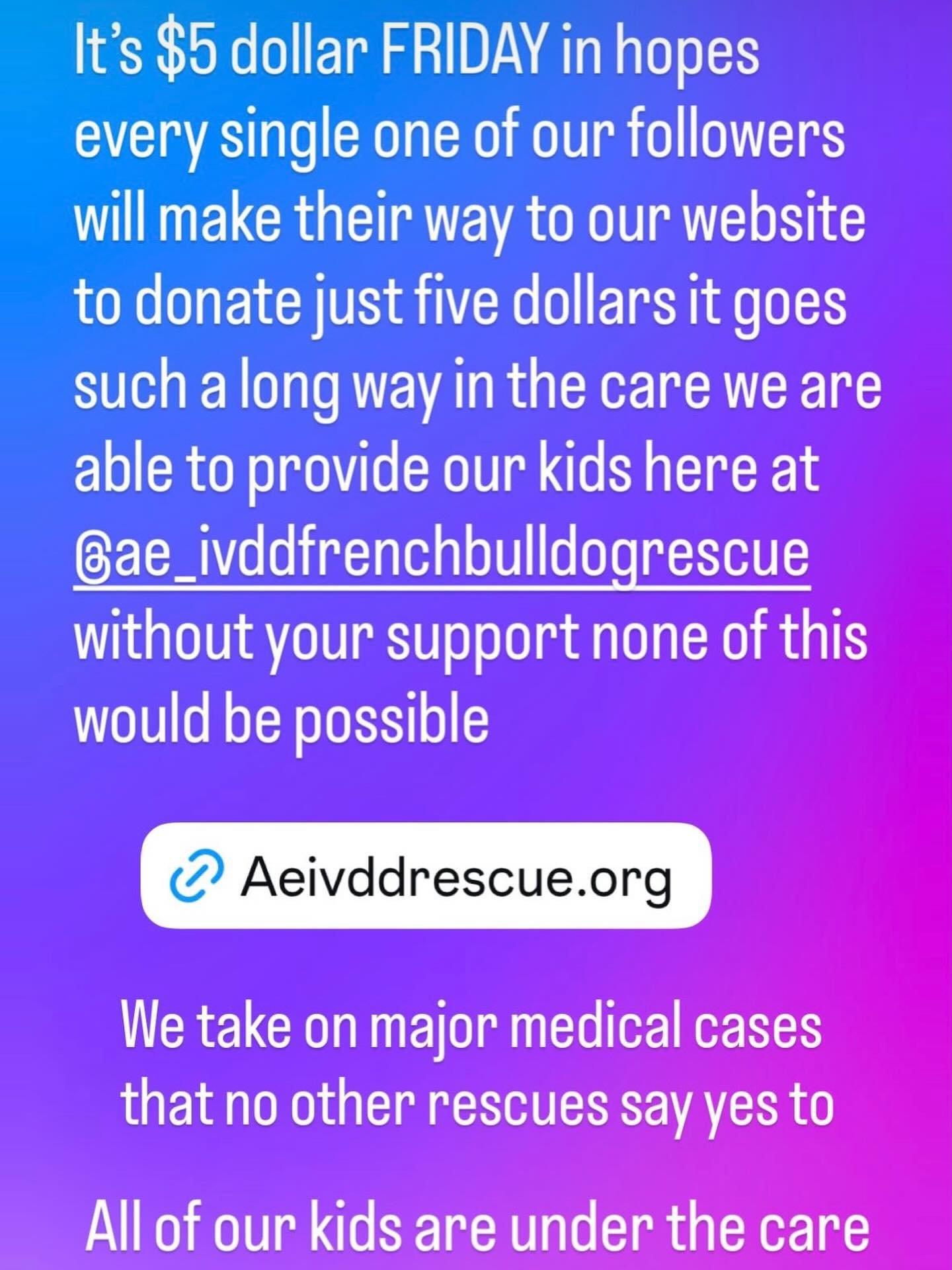 If you ever needed a reason as to why you should donate just take a look at our kids the care we provide throughout the year 🫶 for that I have to thank my entire medical team who stands behind us we take on the underdogs the ones nobody else will sa