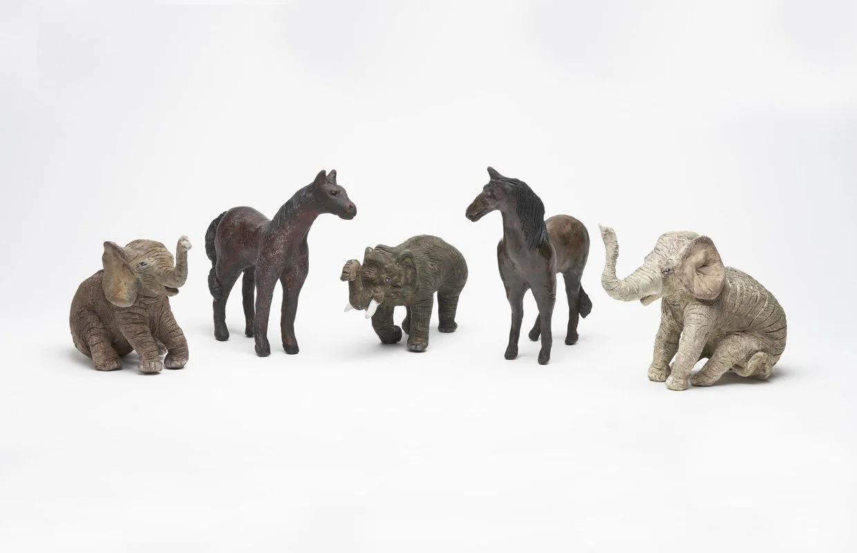 Clay Animal Sculptures