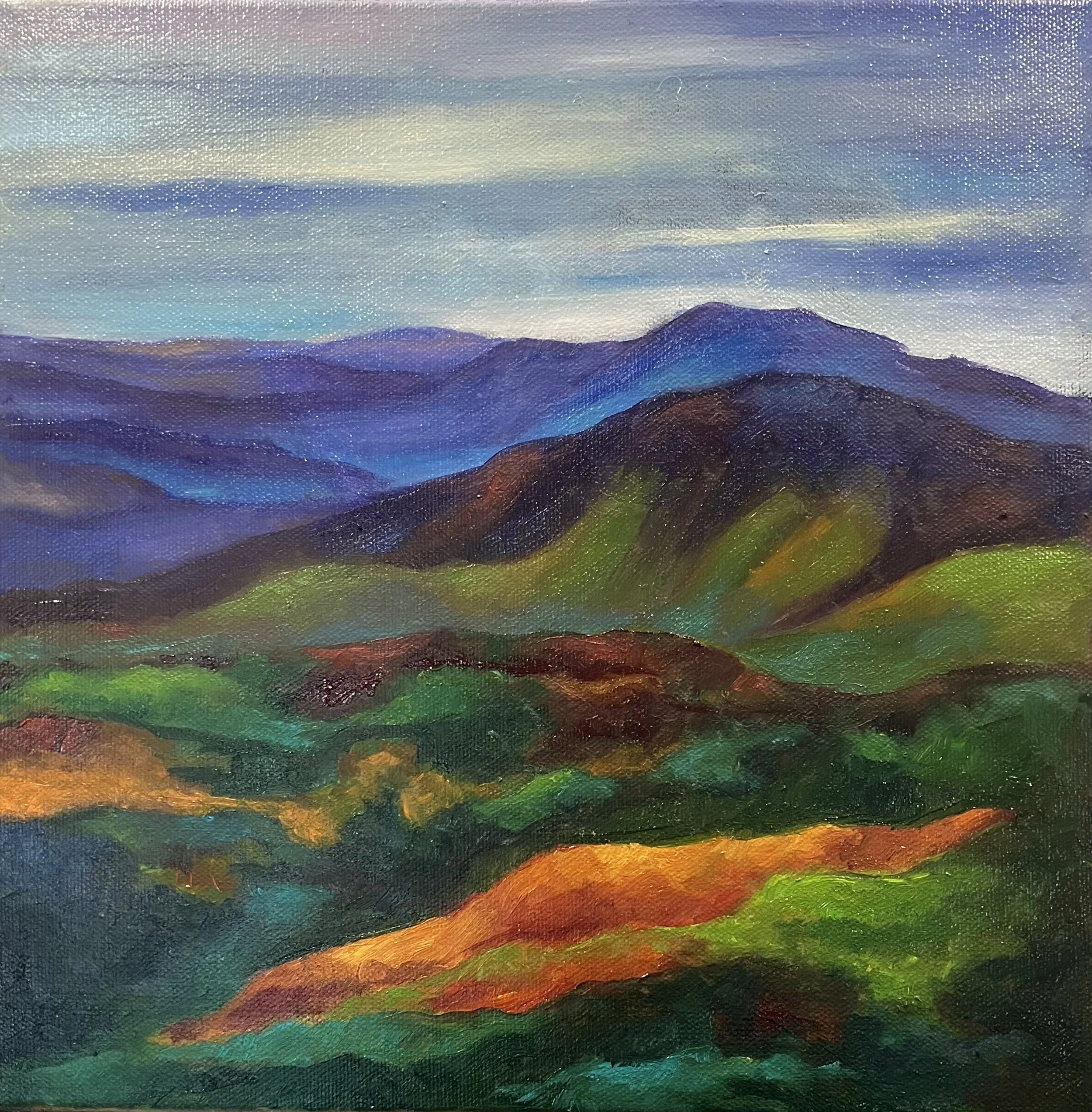 blue ridge mountain oil paintings