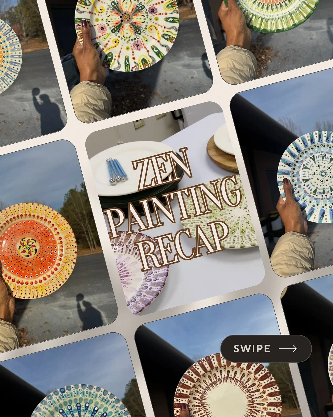 A glimpse of the stunning artwork born from this workshop!! Thanks to all who participated and created these incredible pieces! Stay tuned for the next workshop with Eileen if you missed out!
#potteryofinstagram #suwaneega