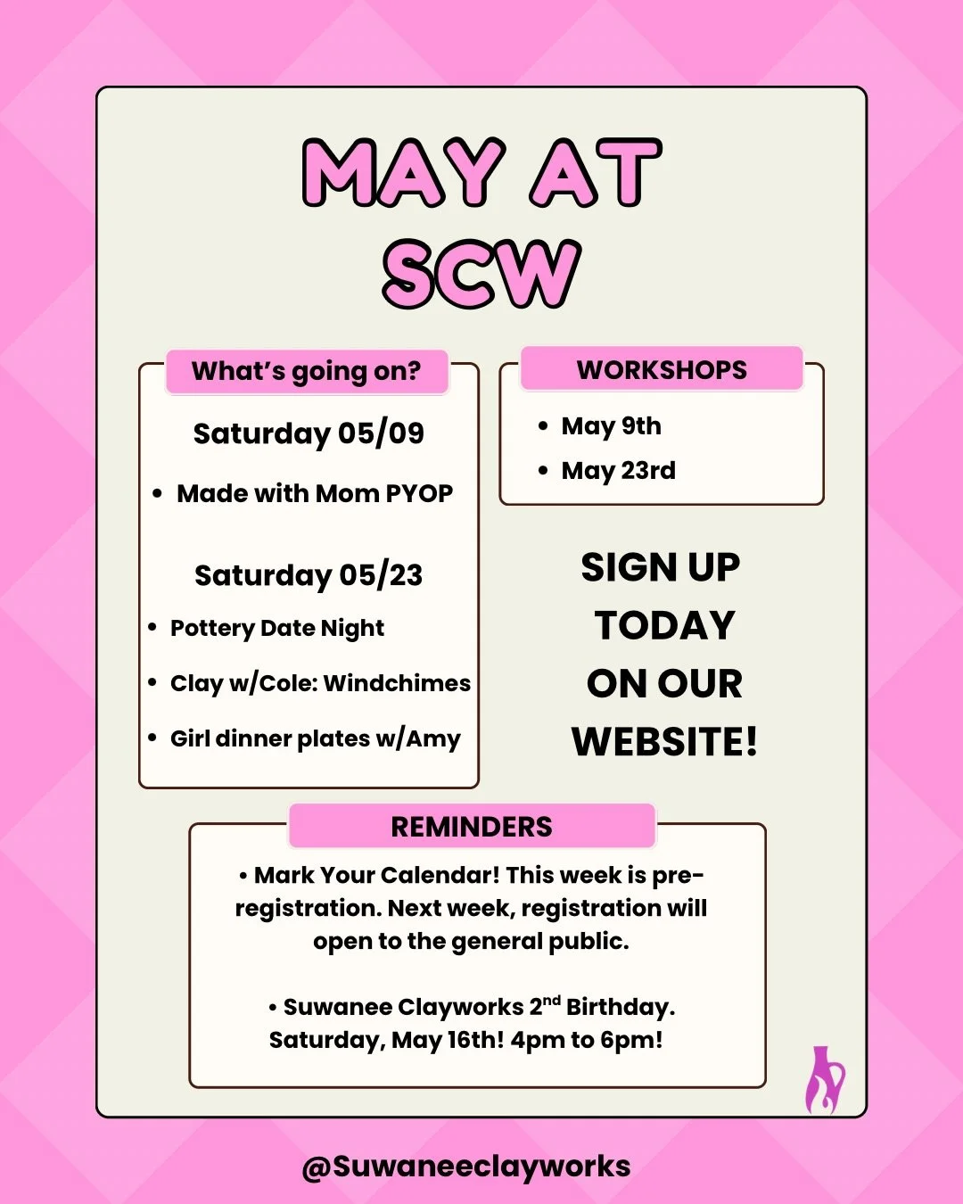 POV: your new favorite hobby just dropped 🤭

#pottery #may #workshop