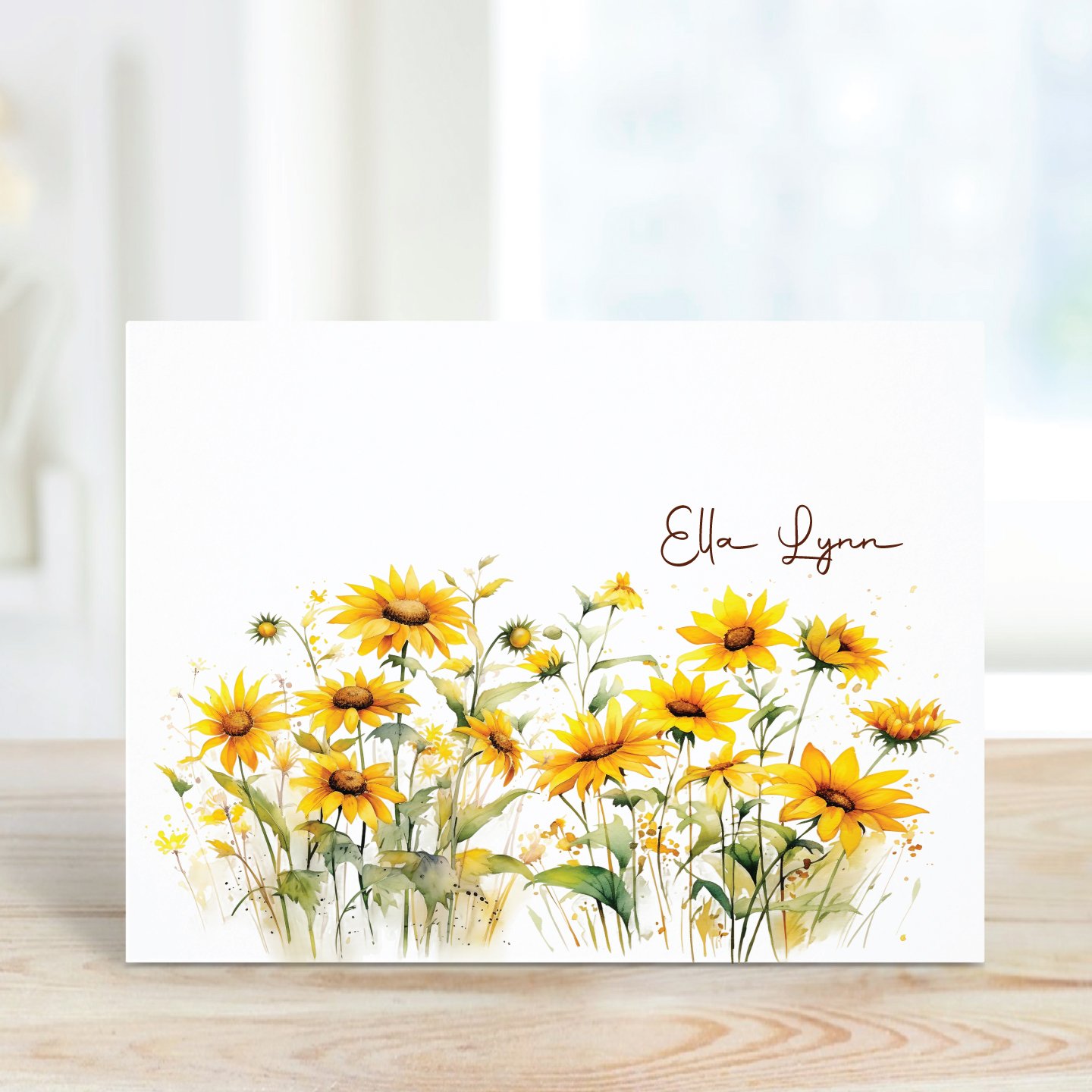 Sunflower Garden Stationery Set